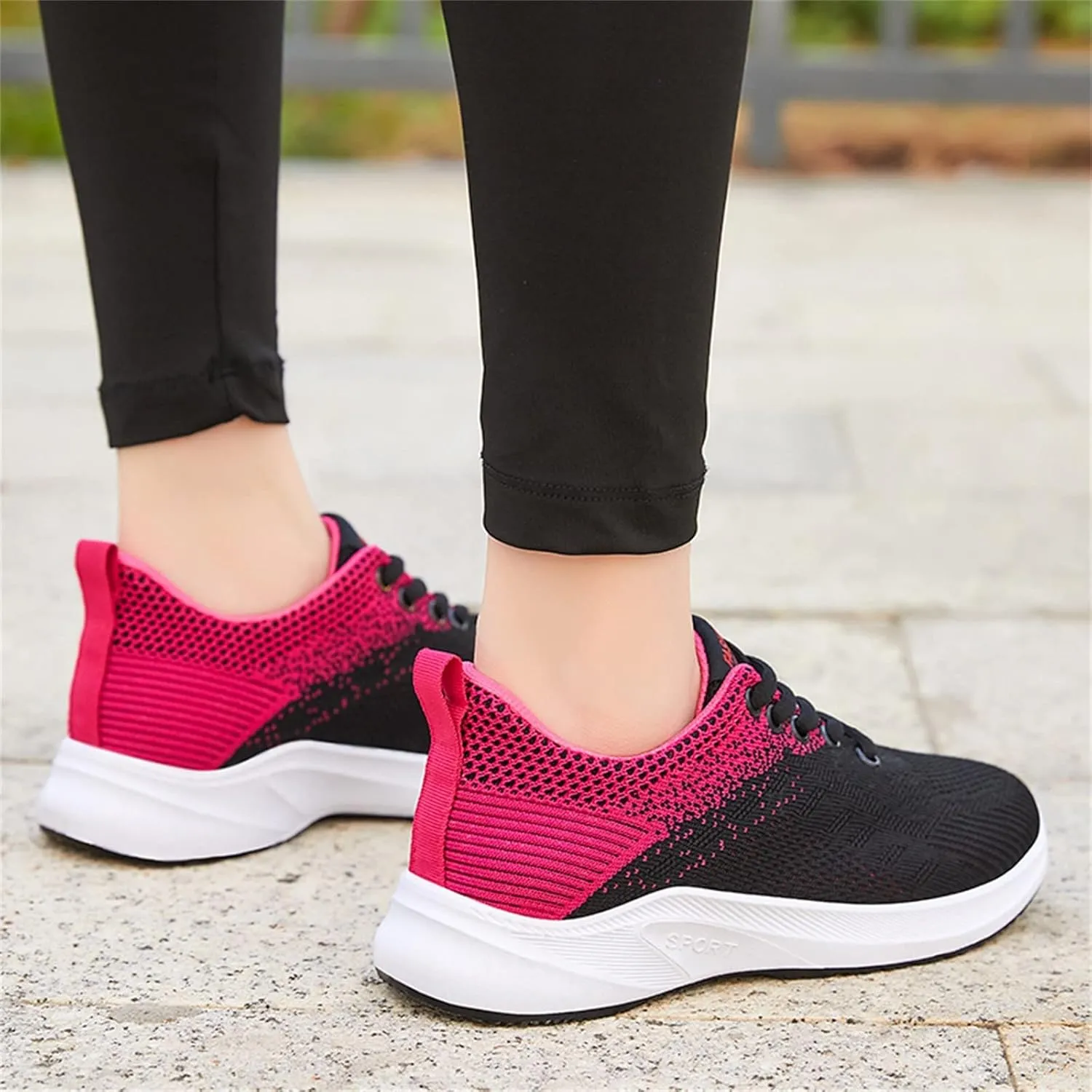 Platform Sneakers for Women 6 Wide Tenis De Mujer para Trabajo Antideslizante D Bota Womens Shoes Casual Fall Slip On Women's Sneakers Wide Width Zapatillas Ortopedicas Cerradas Y Anchas para Mujer