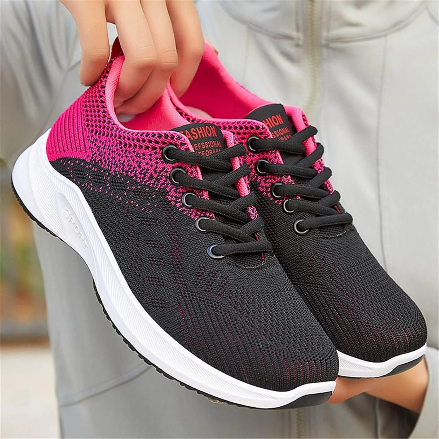 Platform Sneakers for Women 6 Wide Tenis De Mujer para Trabajo Antideslizante D Bota Womens Shoes Casual Fall Slip On Women's Sneakers Wide Width Zapatillas Ortopedicas Cerradas Y Anchas para Mujer
