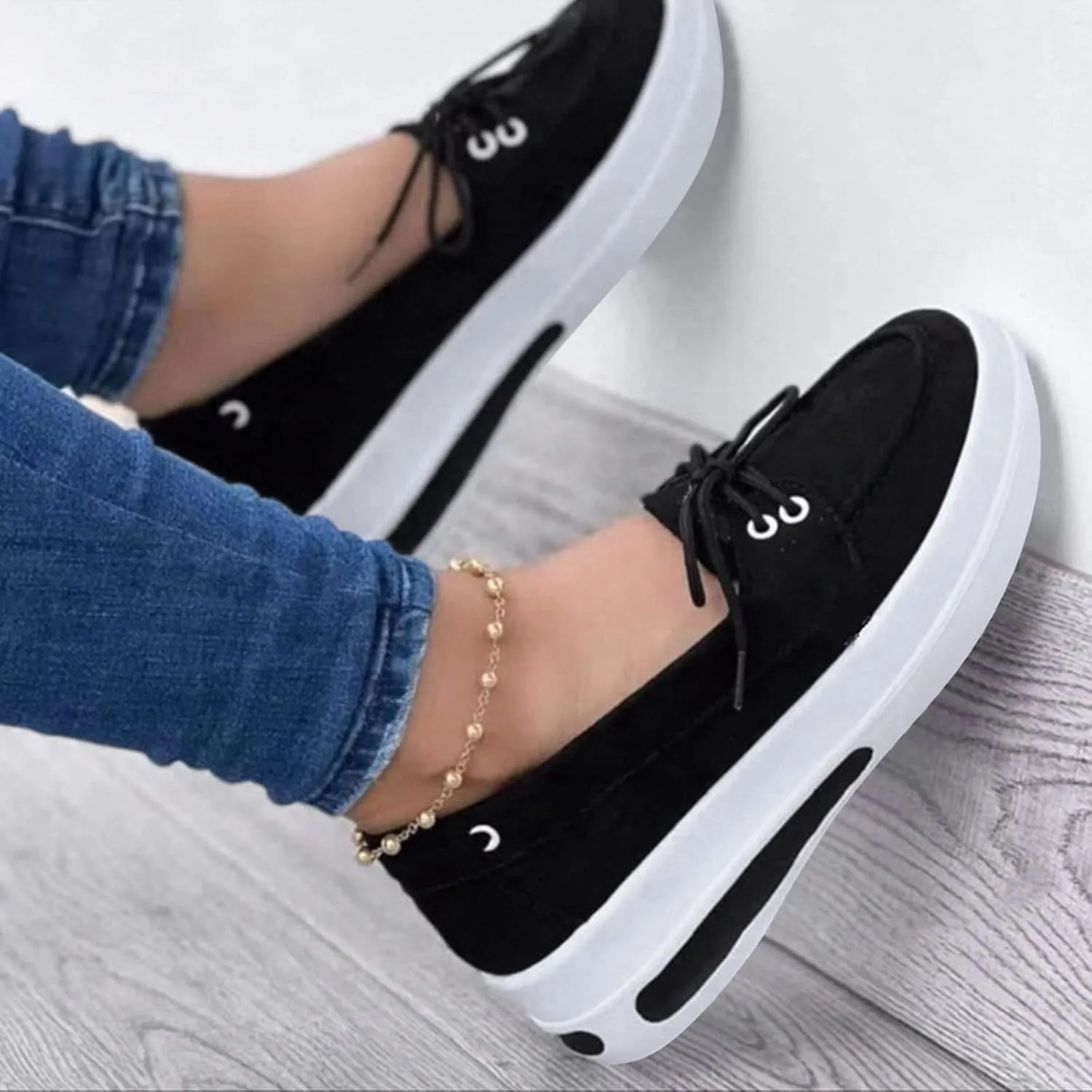 Platform Sneakers for Women Fashion Glitter Women Orthopedic Sneakers Soft Sole Black Slip On Shoes Women Dressy Wide Lightweight Sneakers for Women Size 8 Wide Women's Hiking Shoes Size 5