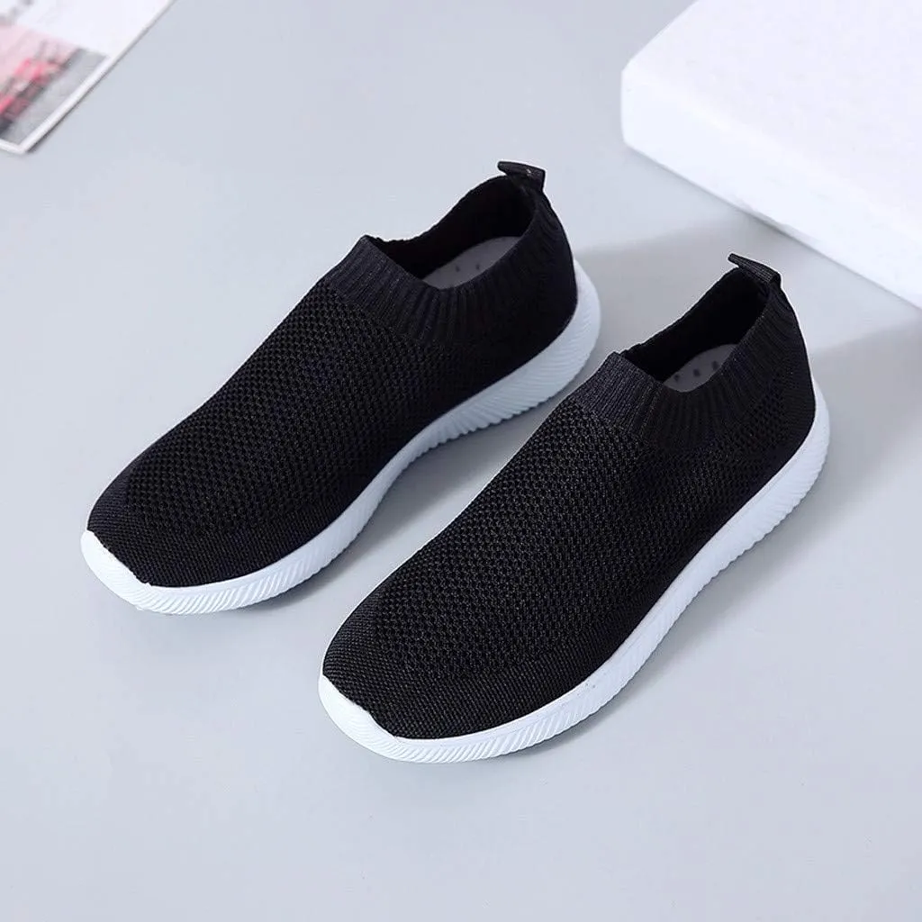 Running Shoes Women Sneakers Tennis Workout Walking Gym Lightweight Business Casual Shoes Women Womens Slip On Loafers White Women's Sneakers