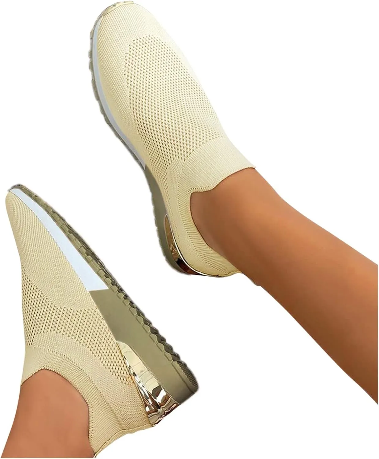 SBGMoSJ Sneakers for Womens Slip On Shoes Women Wide Winter Gym Shoes Women Weightlifting Running Sneakers for Women 2023 Zapato Antiderrapante Mujer