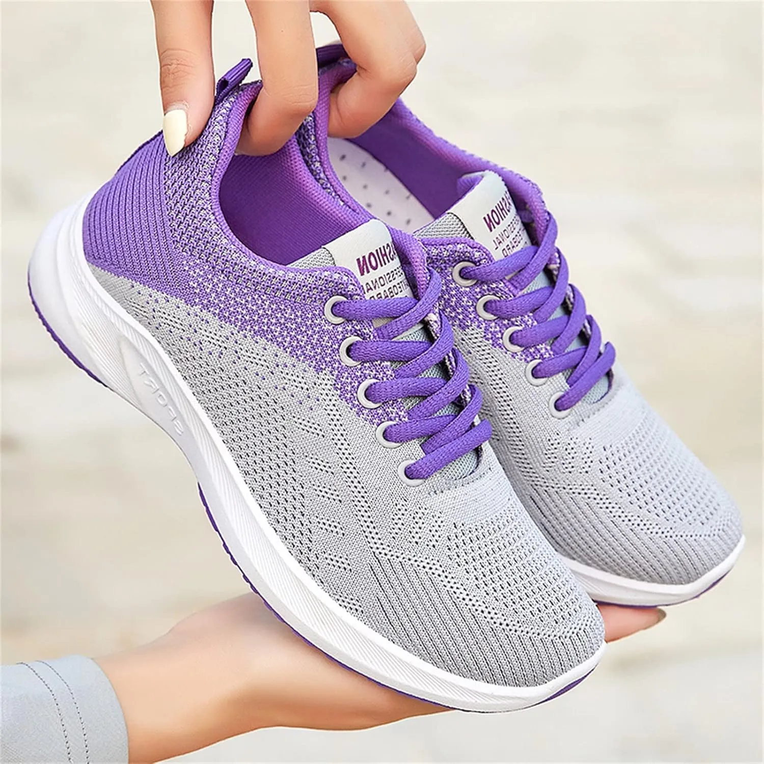 SBGMoSJ Womens Lightweight Running Shoes Zapatillas Ortopedicas Cerradas Y Anchas para Mujer Women's Slip On Tennis Shoes Wide Width Size 11 Women's Sneakers Wide Fashion Sneakers Shoes for Women