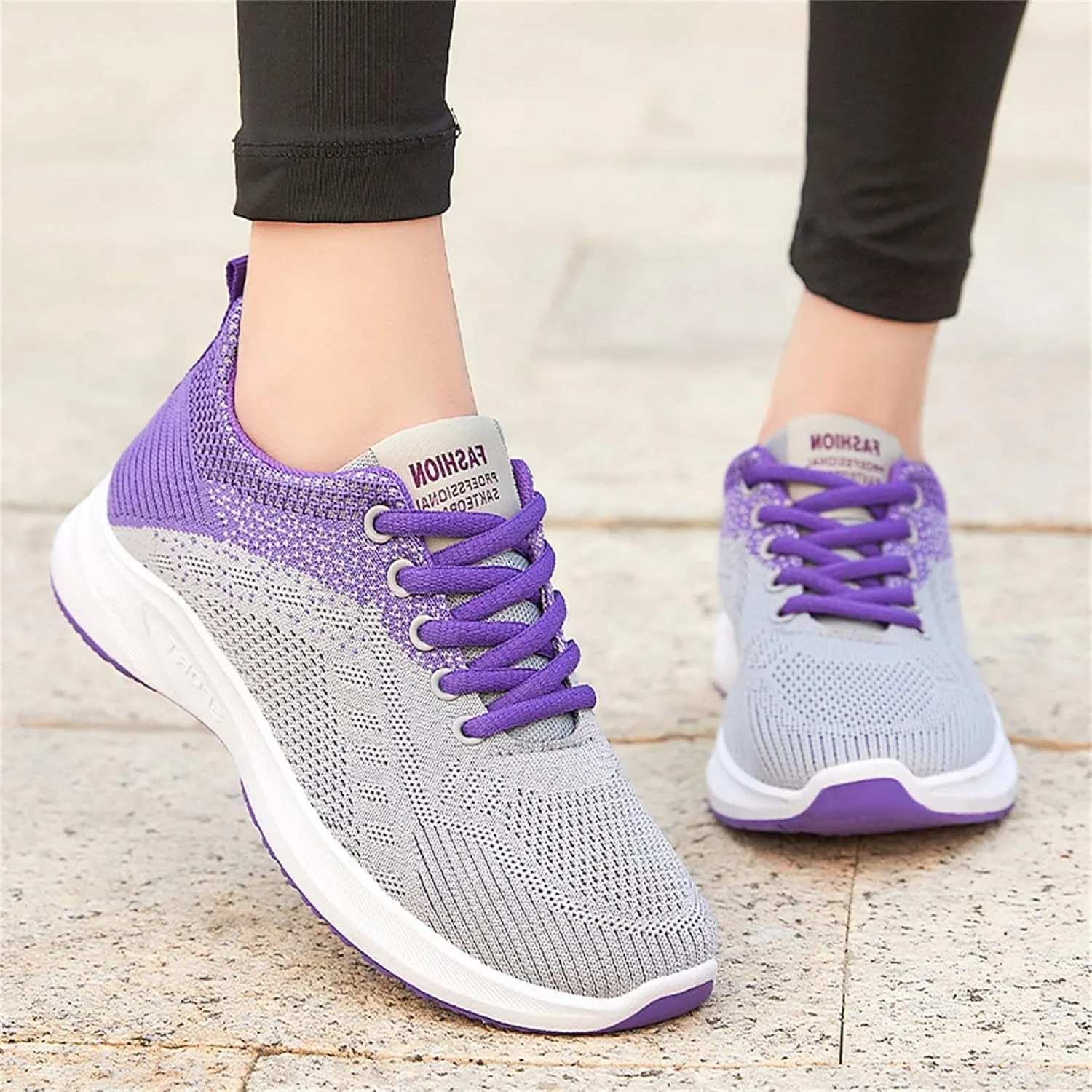 SBGMoSJ Womens Lightweight Running Shoes Zapatillas Ortopedicas Cerradas Y Anchas para Mujer Women's Slip On Tennis Shoes Wide Width Size 11 Women's Sneakers Wide Fashion Sneakers Shoes for Women