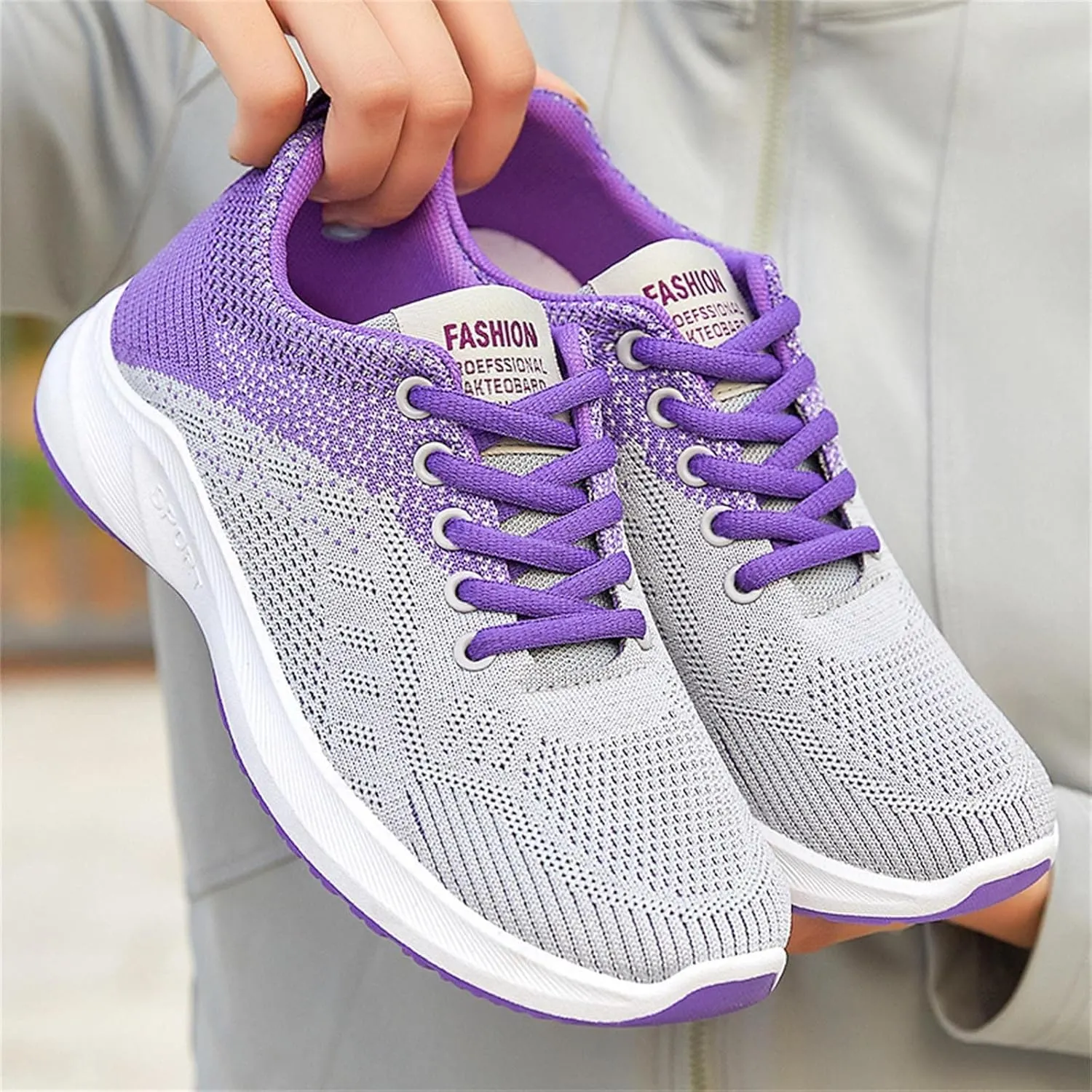 SBGMoSJ Womens Lightweight Running Shoes Zapatillas Ortopedicas Cerradas Y Anchas para Mujer Women's Slip On Tennis Shoes Wide Width Size 11 Women's Sneakers Wide Fashion Sneakers Shoes for Women
