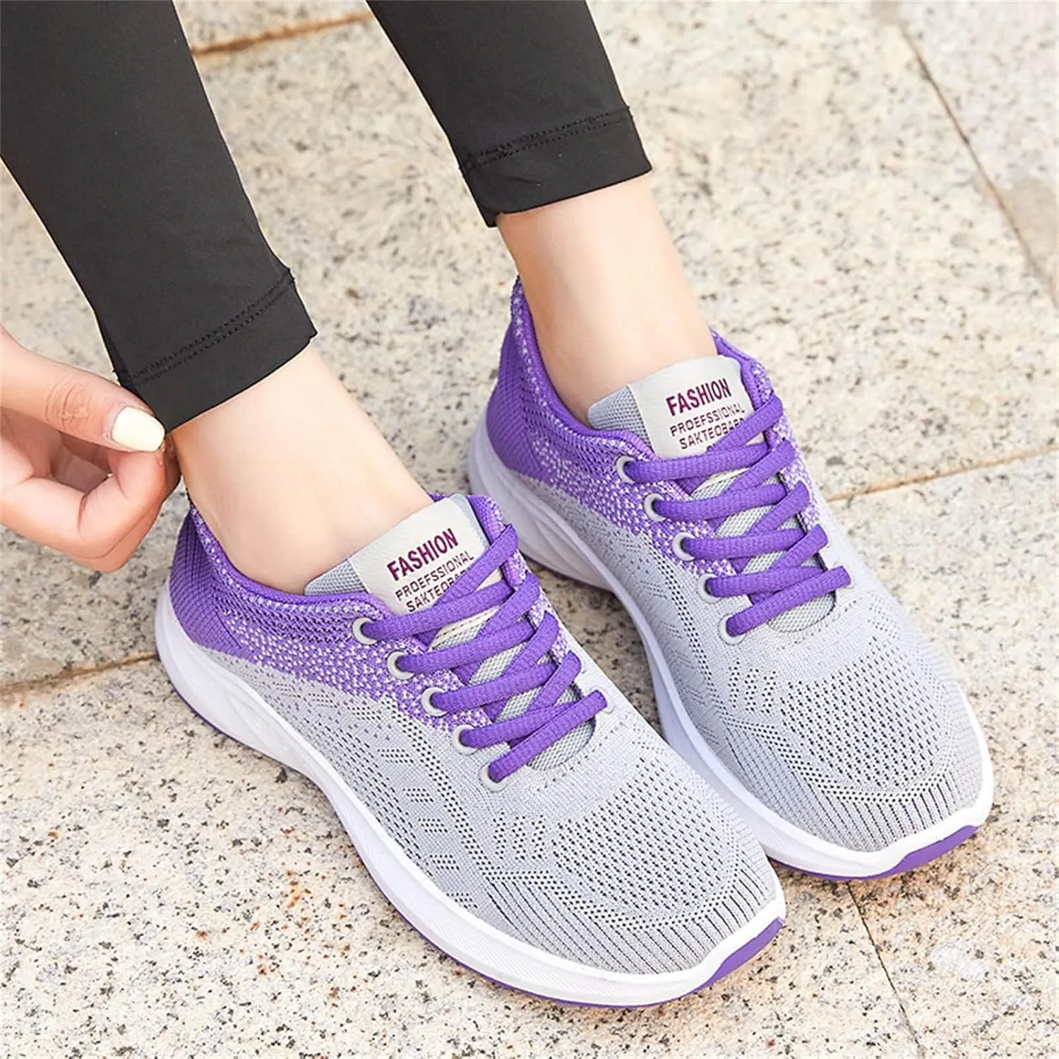 SBGMoSJ Womens Lightweight Running Shoes Zapatillas Ortopedicas Cerradas Y Anchas para Mujer Women's Slip On Tennis Shoes Wide Width Size 11 Women's Sneakers Wide Fashion Sneakers Shoes for Women
