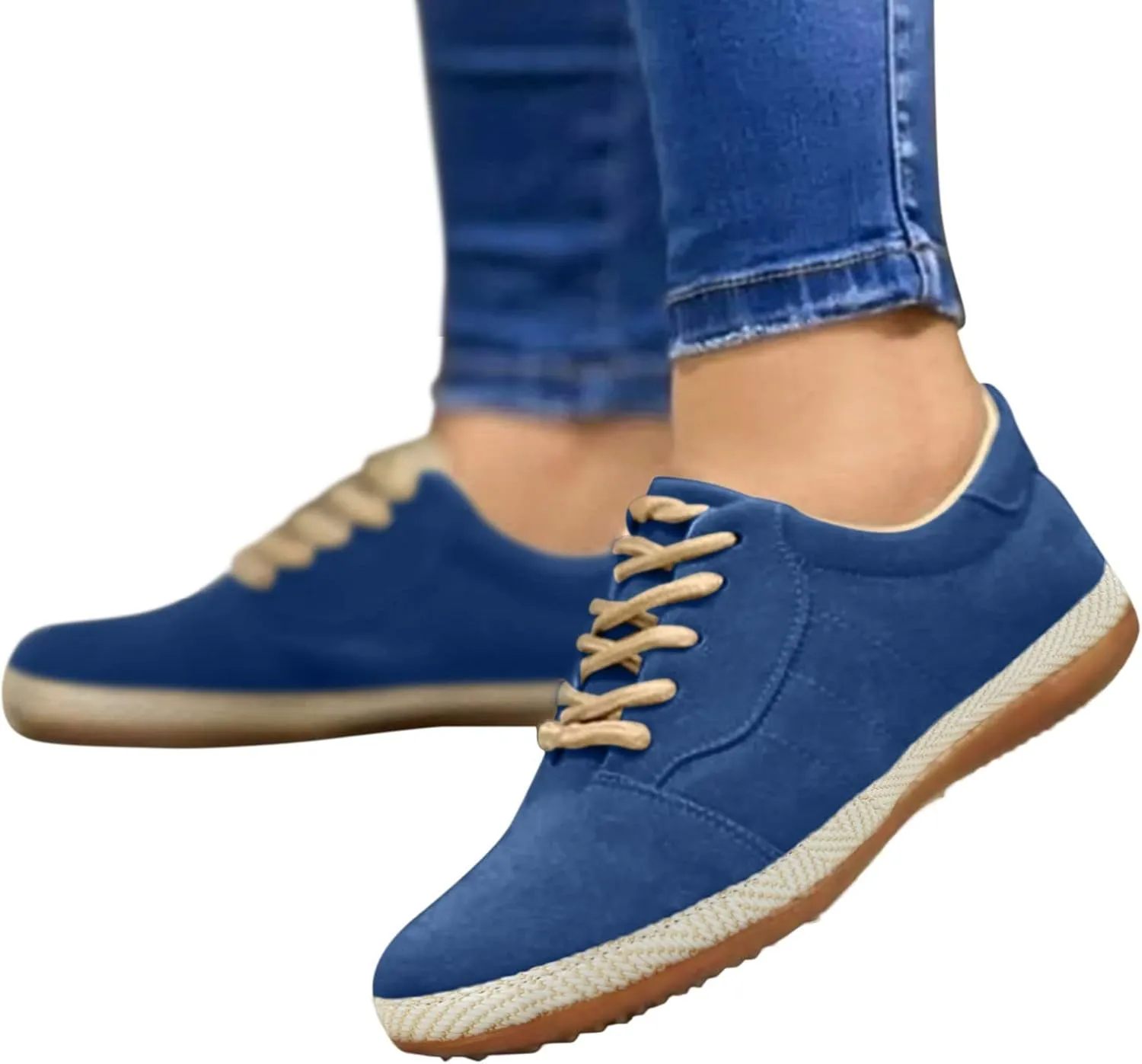 SBGMoSJ Womens White Sneakers Casual Women's Fashion Sneakers Black Sneakers for Women Fashion Comfortable Women's Sneakers Size 8 Slip On Zapato Ortopedico para Mujer Negro