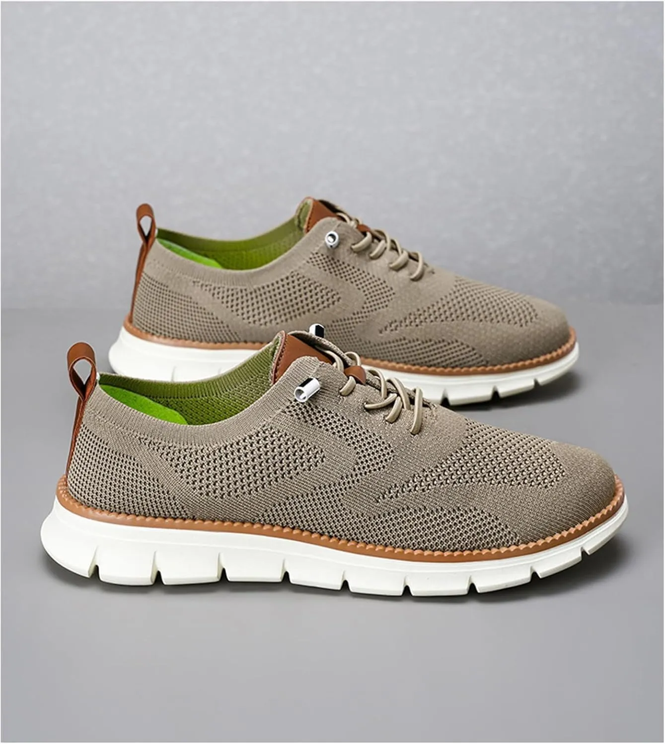 Shoes for Men Mens Casual Dress Oxfords Business Mesh Walking Shoes Tennis Comfortable Sneakers Slip On Boat Lightweight