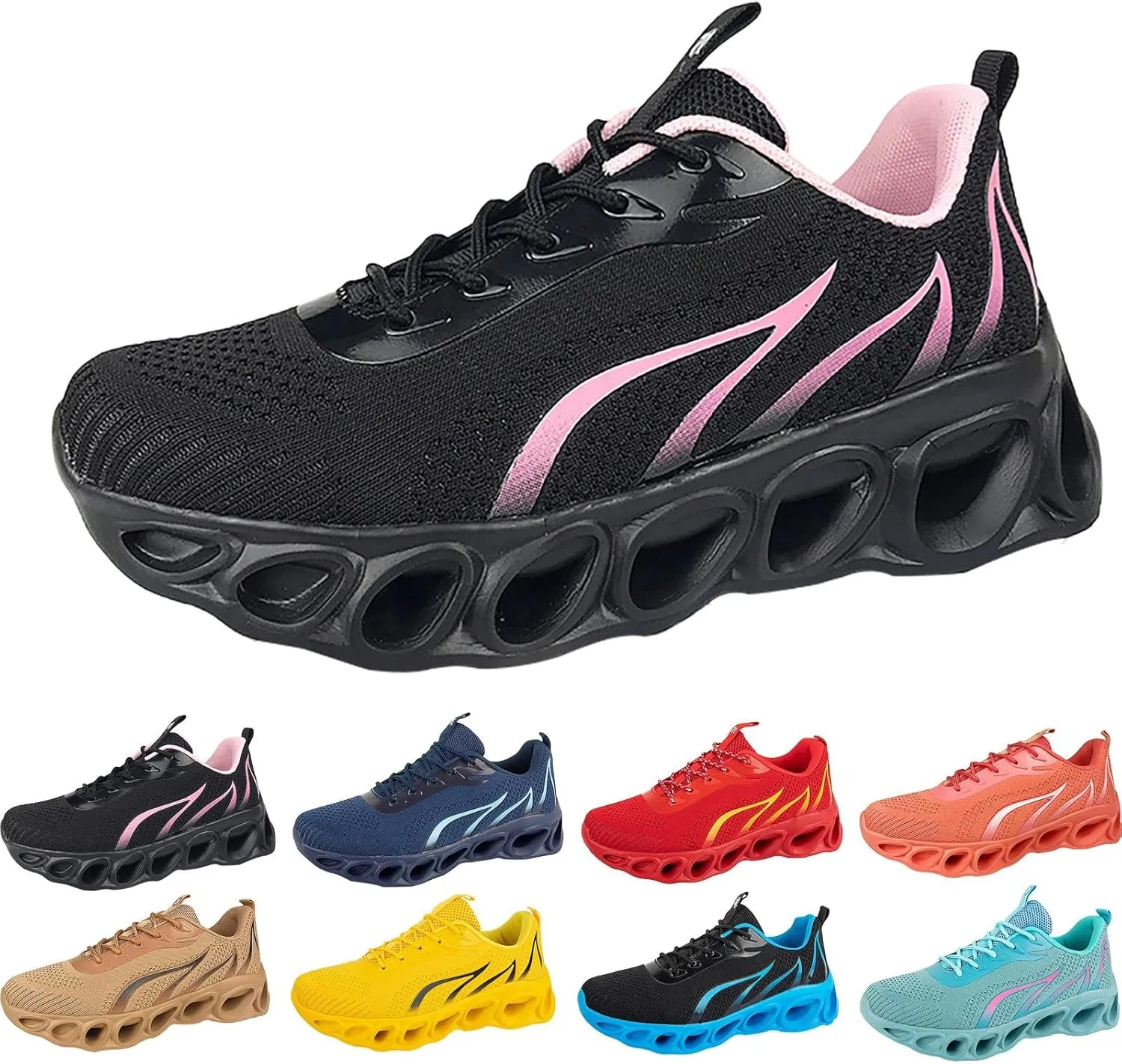 Slip On Shoes Women Lether Woman Shoes Casual Brown Sneakers Women's Soft Sole Mesh Comfort Orthopedic Basketball Shoe Grip Cross Trainer Shoe