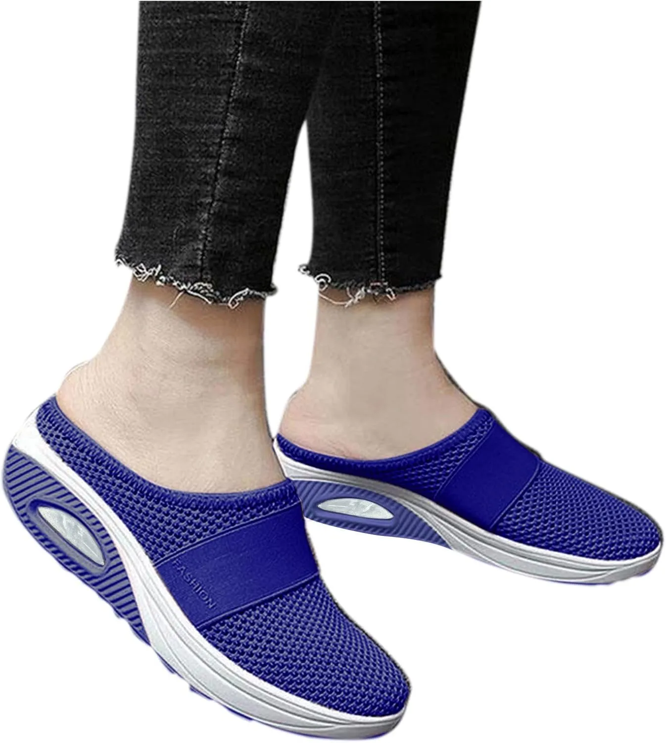 Slip-On with Arch Air Support Knit Walking Walking Shoes Outdoor Cushion Orthopedic Comfort Casual Women's