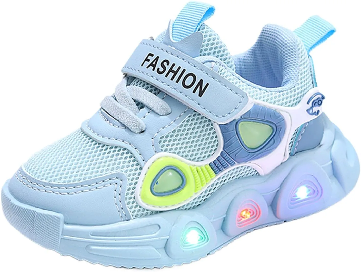 Sneakers for Girls Baby Toddler Boys Girls LED Light Sneakers Walking Shoes 1-6 Years Old Kids Mesh Sport Running Shoes
