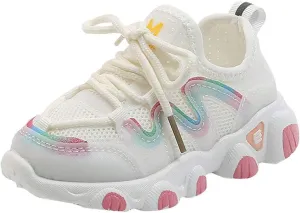 Sneakers for Girls LED Light Baby Toddler Soft Up Lace Kids Infant Sneakers Shoes Baby Tennis Shoes