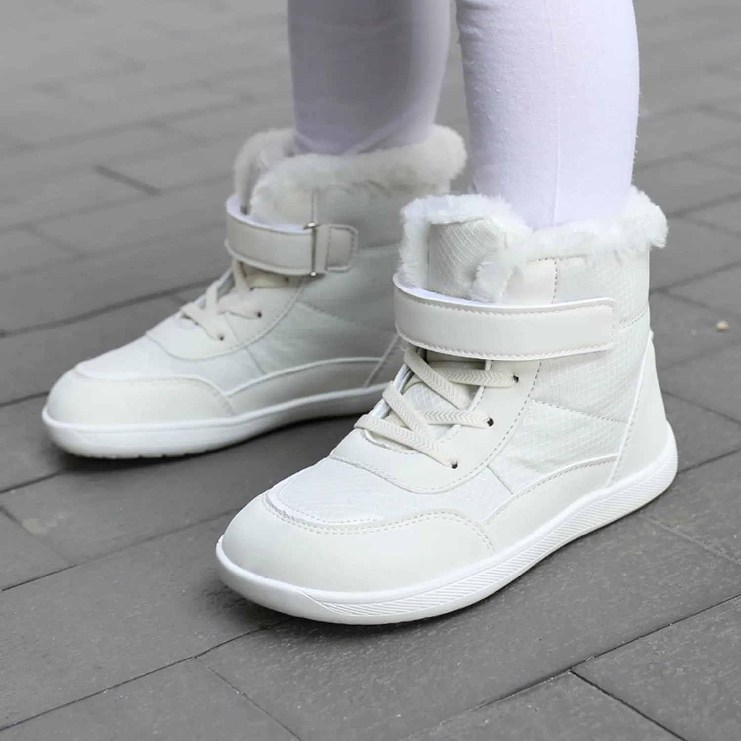 Toddler Boots Kids Snow Boots Boys Girls Barefoot Winter Boots Wide Toe Slip Ankle Winter Snow Boots Hiking Boots