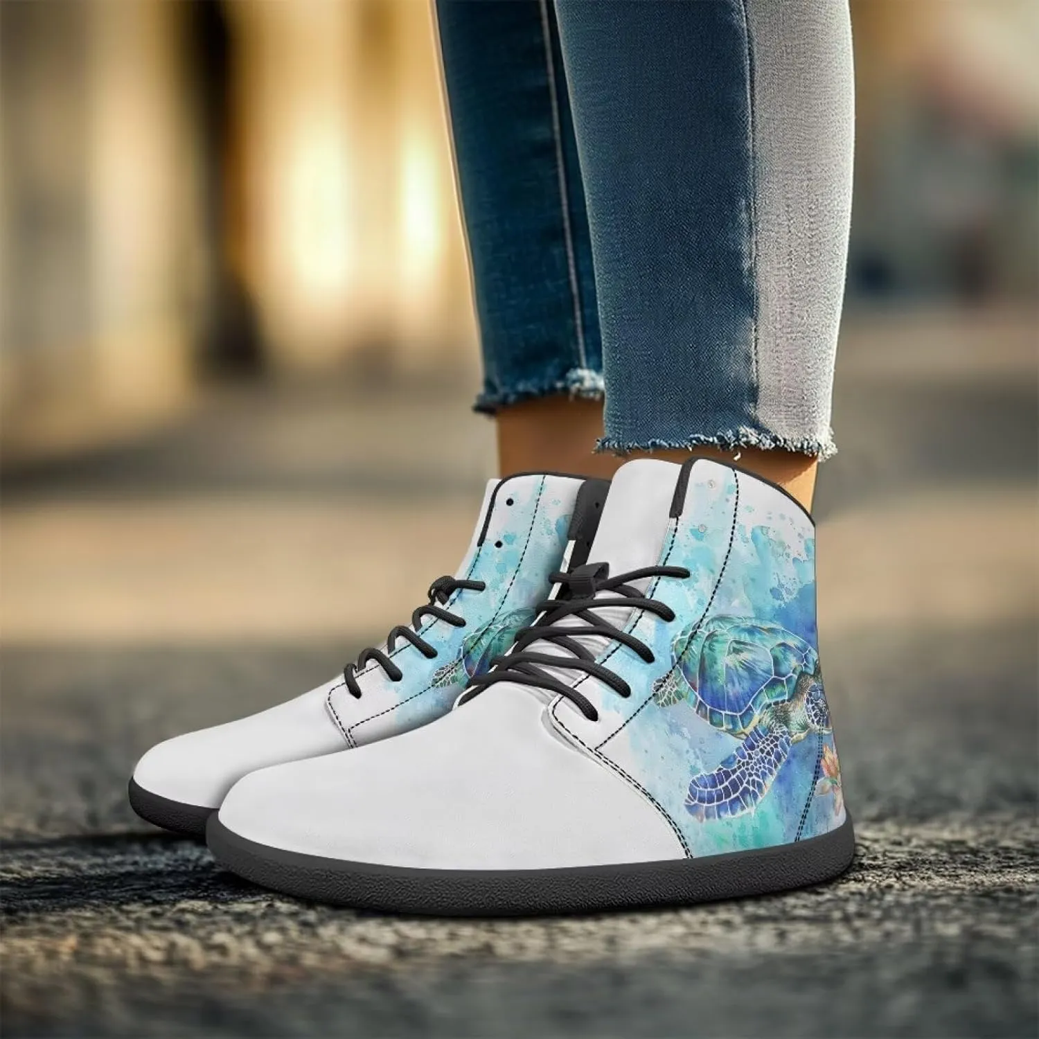 Unisex Adults High Top Barefoot Hiking Boots for Women Men