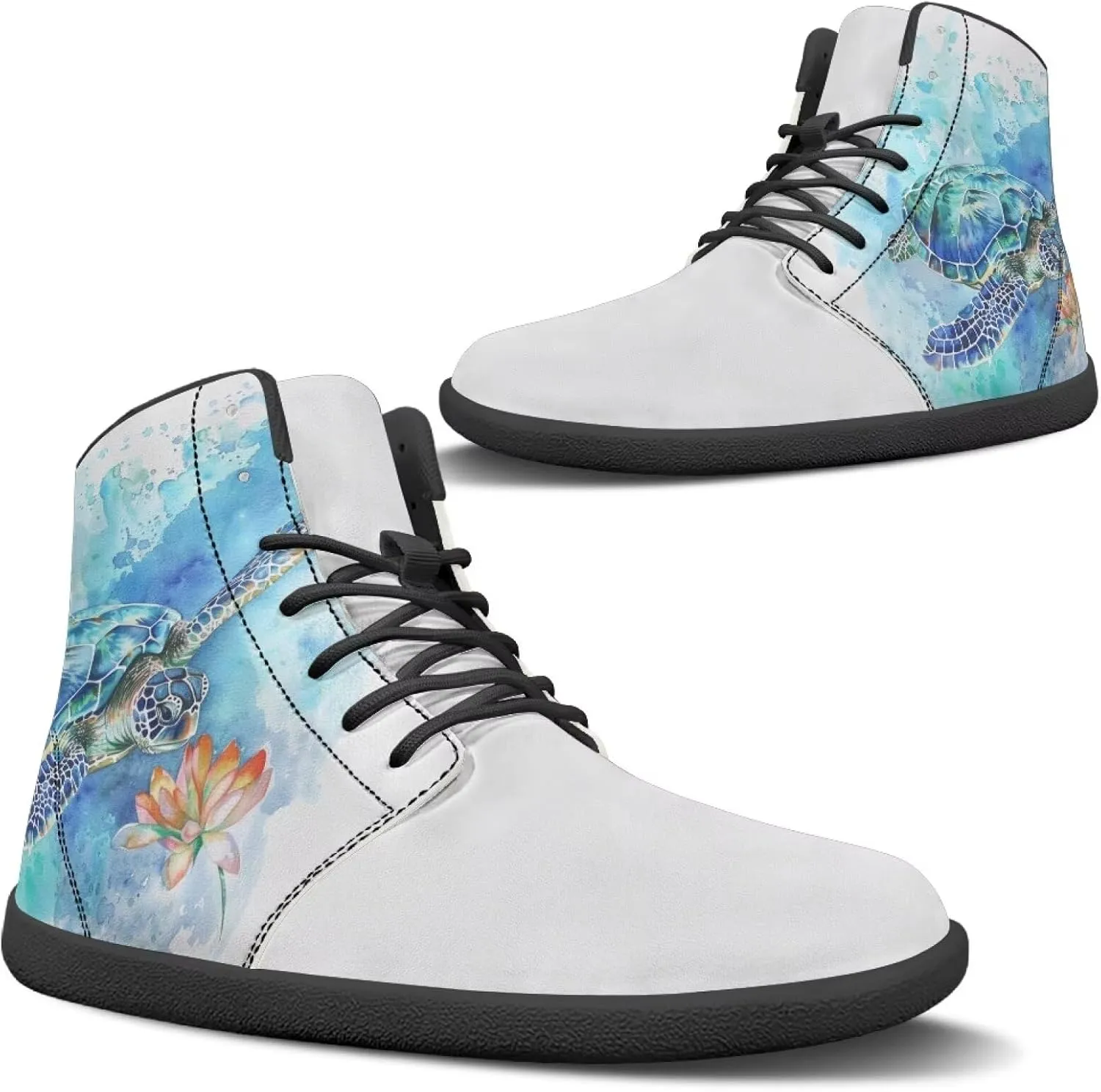 Unisex Adults High Top Barefoot Hiking Boots for Women Men