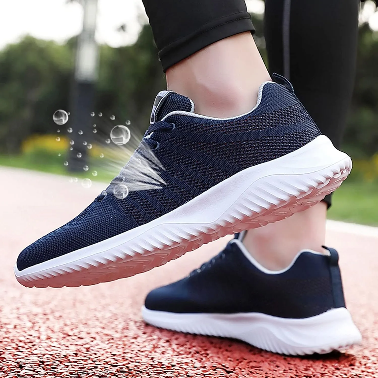 Walking Shoes Women Trendy Sneakers for Women 2023 Black Comfortable Casual Shoes for Women Size 5.5 White Fashion Sneakers Women Arch Support Women's Wide Width Slip Resistant Athletic Work Shoes