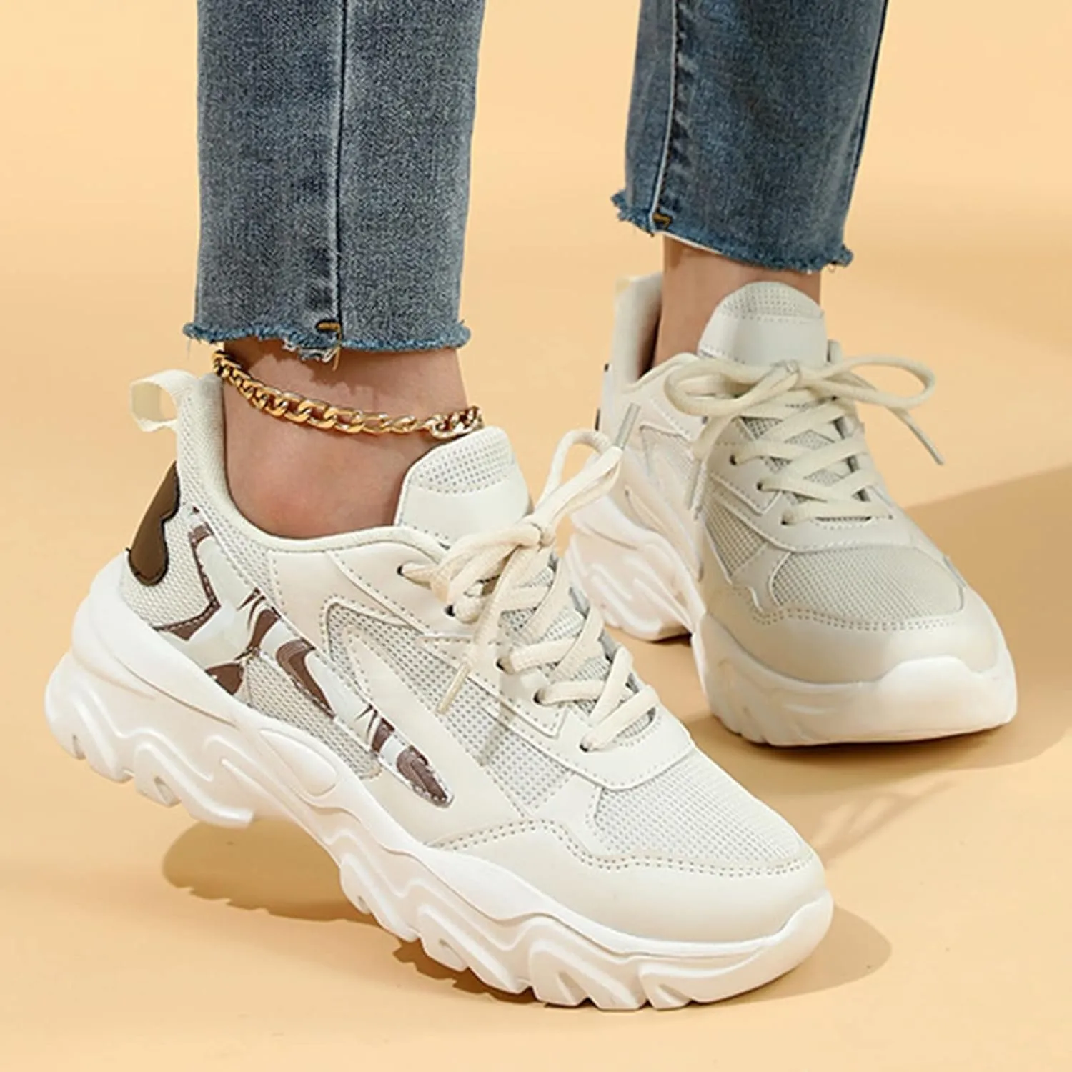 Walking Sneakers for Women 2023 Zapatos De Piel Para Mujer Suaves Y Comodos De Vestir Canvas Shoes for Women Platform Wedge Sneakers for Women 2023 Zapatos Para Mujer Antideslizante