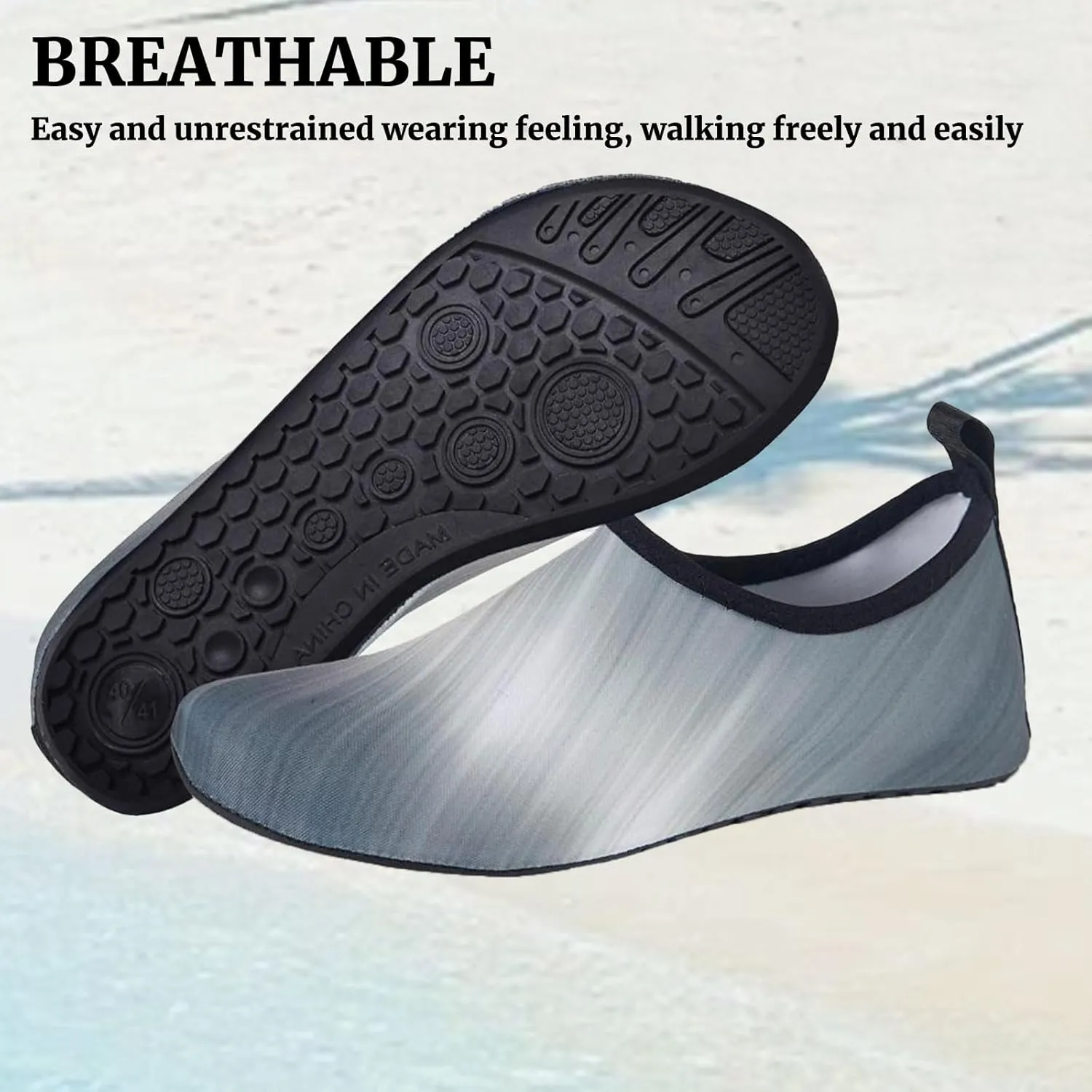 Water Shoes for Women Swimming Socks for Beach Lightweight Quick Dry Water Shoes Yoga Exercise, Swim, Sport Accessories Pool Camping