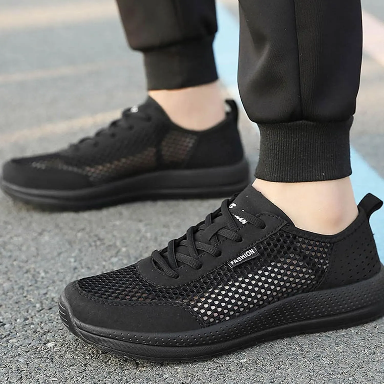 Wide Walking Shoes for Men Casual Lightweight Sneakers Comfortable Jogging Walking Fitness Sneaker Insoles for Men