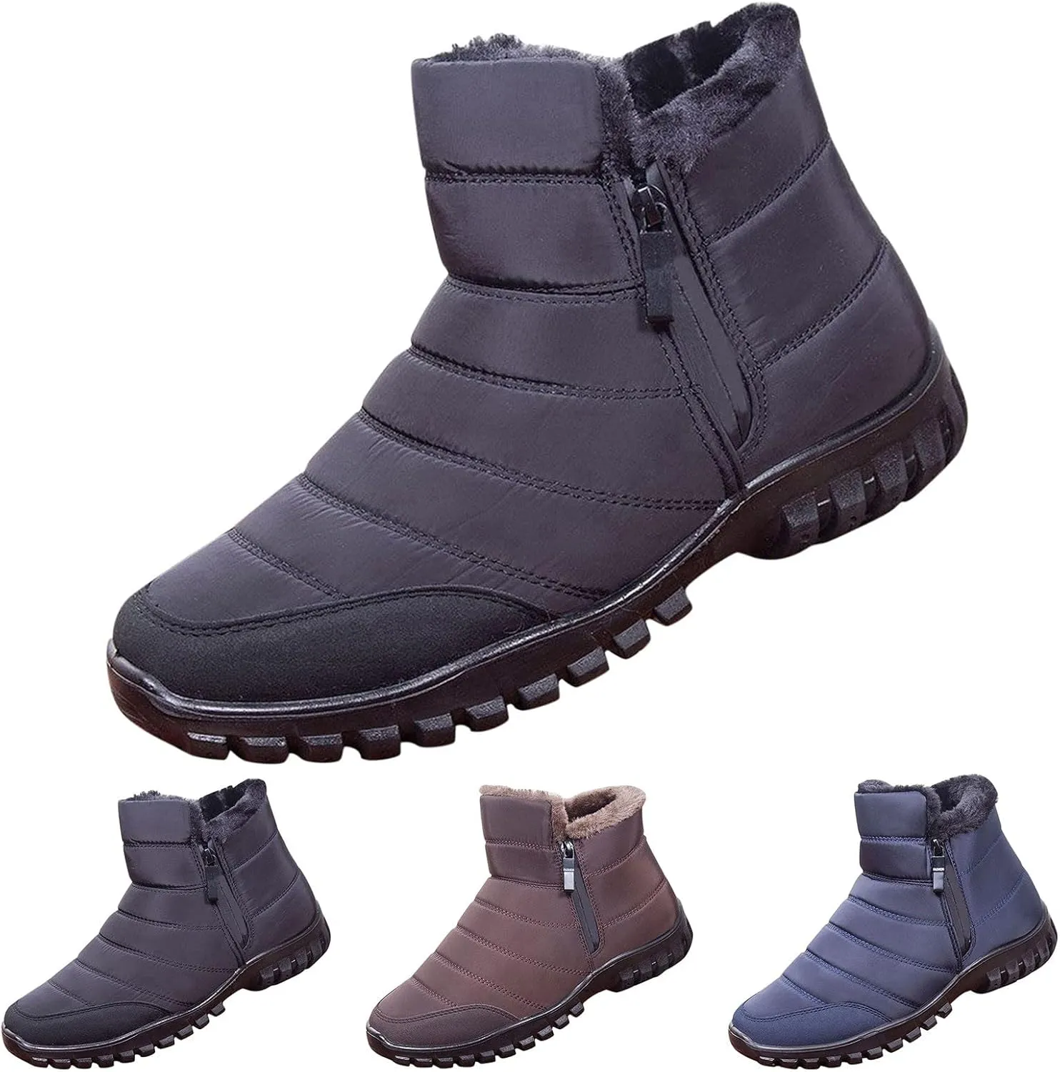 Women Boots Winter Short Winter Booties for Ladies 2024 Womens Snow Boots Winter Fur Lined Ankle Boot Winter Booties for Women 2024 Boots for Women Winter Booties Men