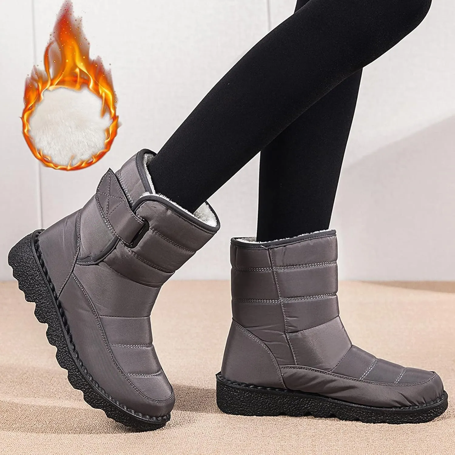 Women Boots Winter Short Winter Booties for Ladies 2024 Womens Snow Boots Winter Fur Lined Ankle Boot Winter Booties for Women 2024 Boots for Women Winter Booties Men