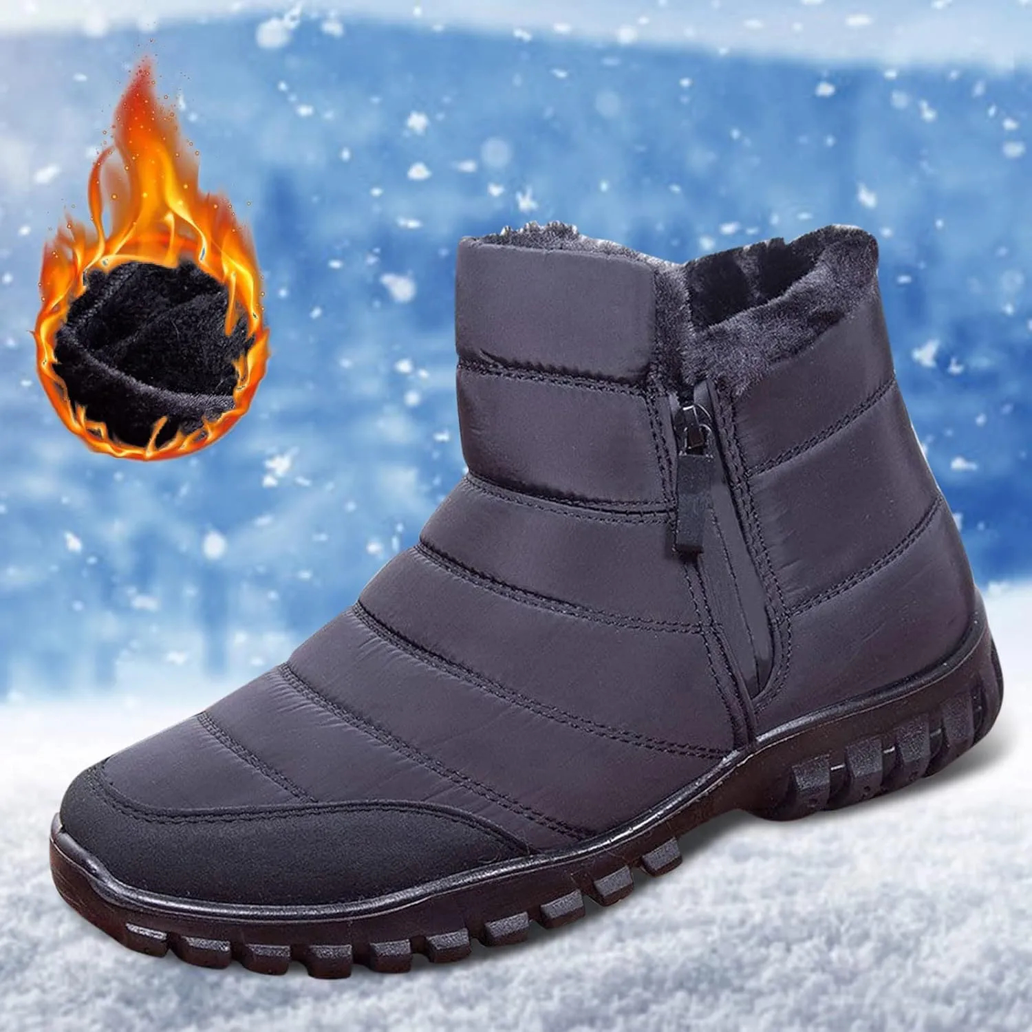 Women Boots Winter Short Winter Booties for Ladies 2024 Womens Snow Boots Winter Fur Lined Ankle Boot Winter Booties for Women 2024 Boots for Women Winter Booties Men