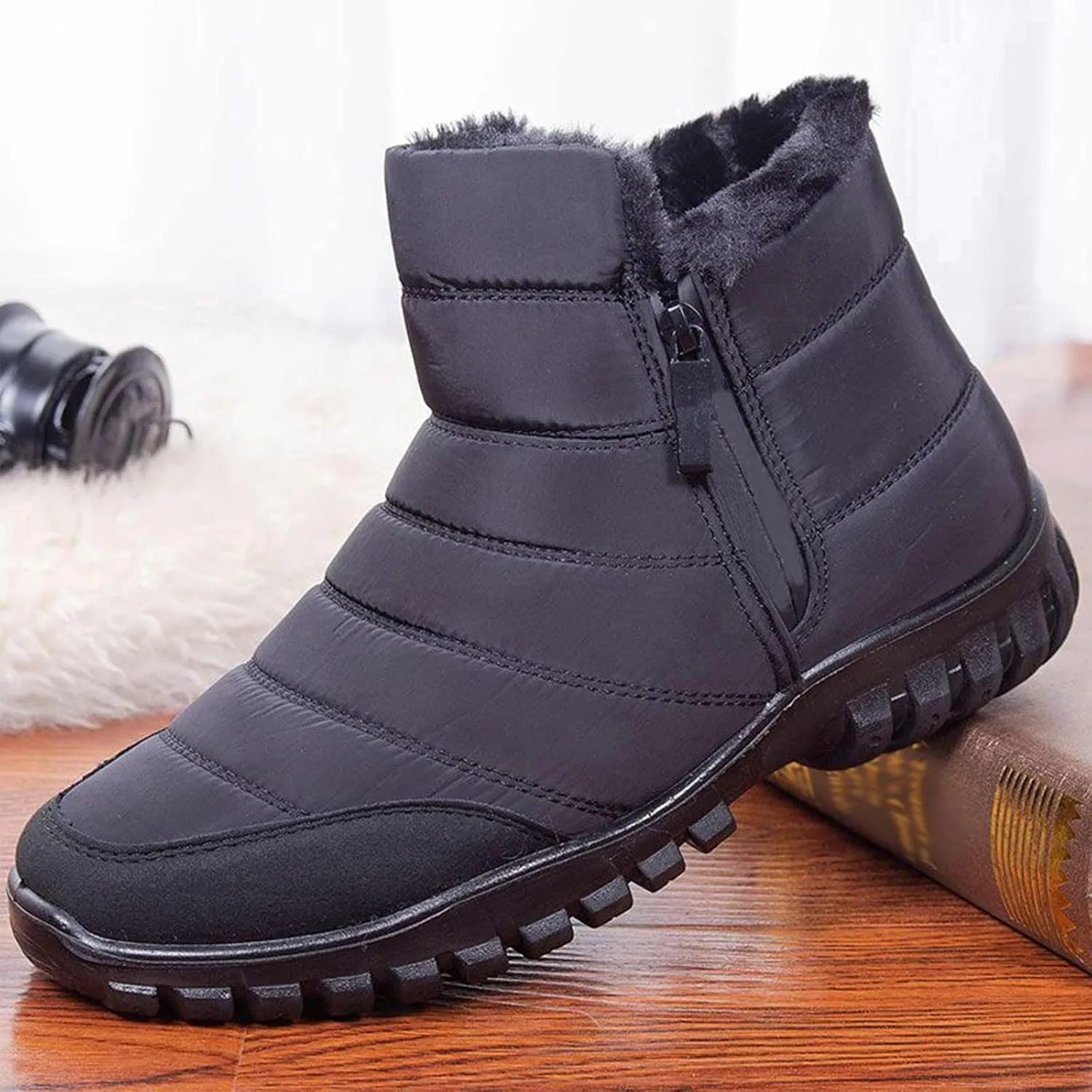 Women Boots Winter Short Winter Booties for Ladies 2024 Womens Snow Boots Winter Fur Lined Ankle Boot Winter Booties for Women 2024 Boots for Women Winter Booties Men