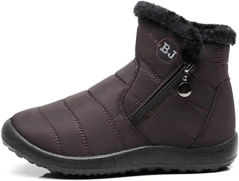 Women Boots Winter Waterproof Adults Snow Shoes Womens Snow Boots Winter Warm Ankle Boots Non Slip Snow Boot for Women Rain Boots Women Men Winter Booties