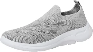 Women Slip Ons Sneakers Shoes Mesh Knit Size 8 Wide Non Slip Black Work Shoes for Women Womens Shoes Casual Fall Wedge Fall Wedge Sneakers for Women 2023 Walking Shoes Women Size 11.5 Wide Slip On