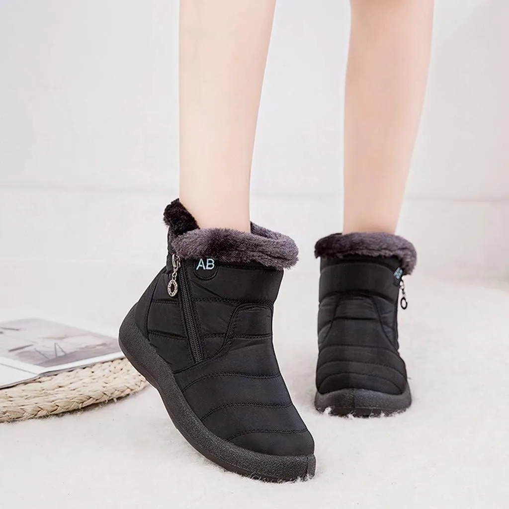 Women Snow Boots Wide Width Adults Snow Ankle Boots Snow Boots for Womens Winter Shoes Warm Women Winter Shoes 2024 Water Shoes for Women Snow Booties for Men