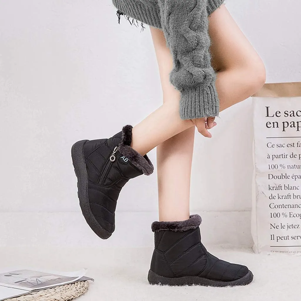 Women Snow Boots Wide Width Adults Snow Ankle Boots Snow Boots for Womens Winter Shoes Warm Women Winter Shoes 2024 Water Shoes for Women Snow Booties for Men