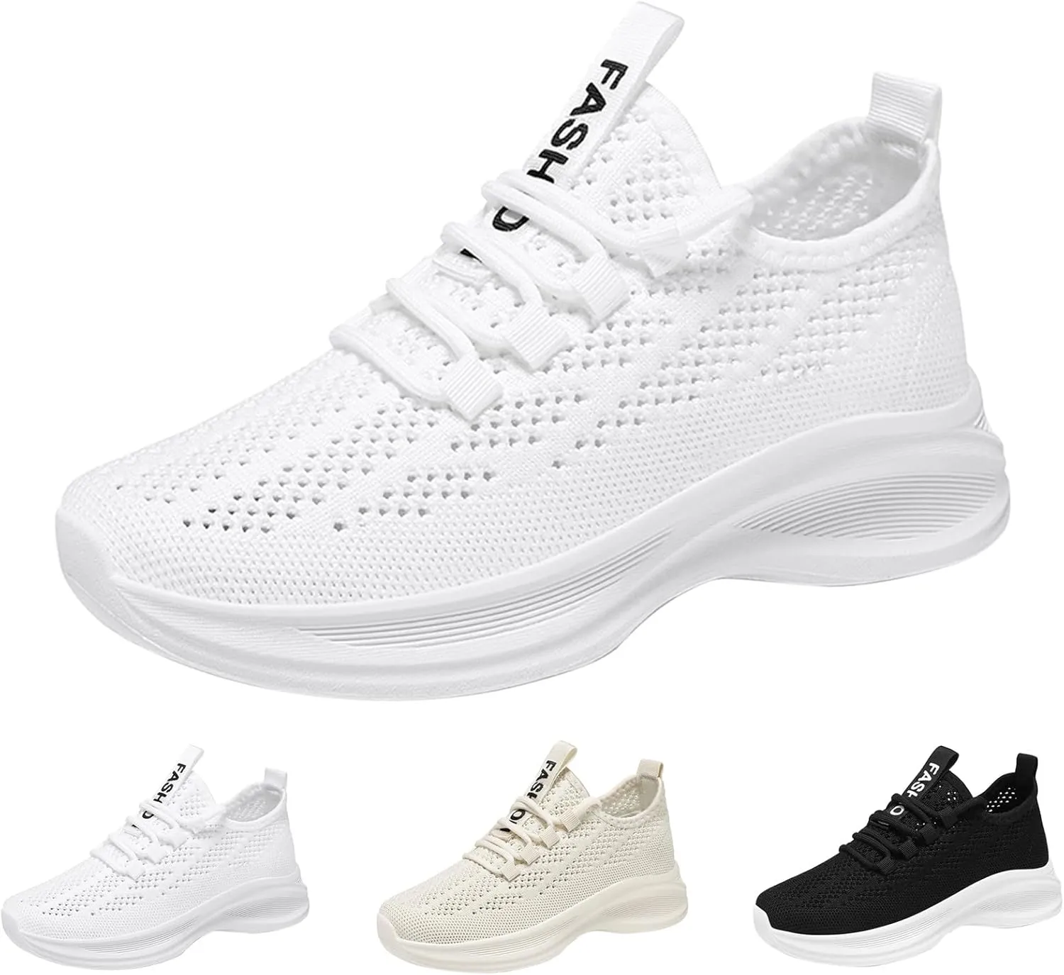 Women Walking Shoes Sock Sneakers Slip-On Breath Walking Shoes Women Jogging Men Casual Dress Shoes High Top Sneakers Steel Toe Tennis Shoe White Loafers