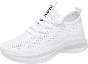 Women Walking Shoes Sock Sneakers Slip-On Breath Walking Shoes Women Jogging Men Casual Dress Shoes High Top Sneakers Steel Toe Tennis Shoe White Loafers