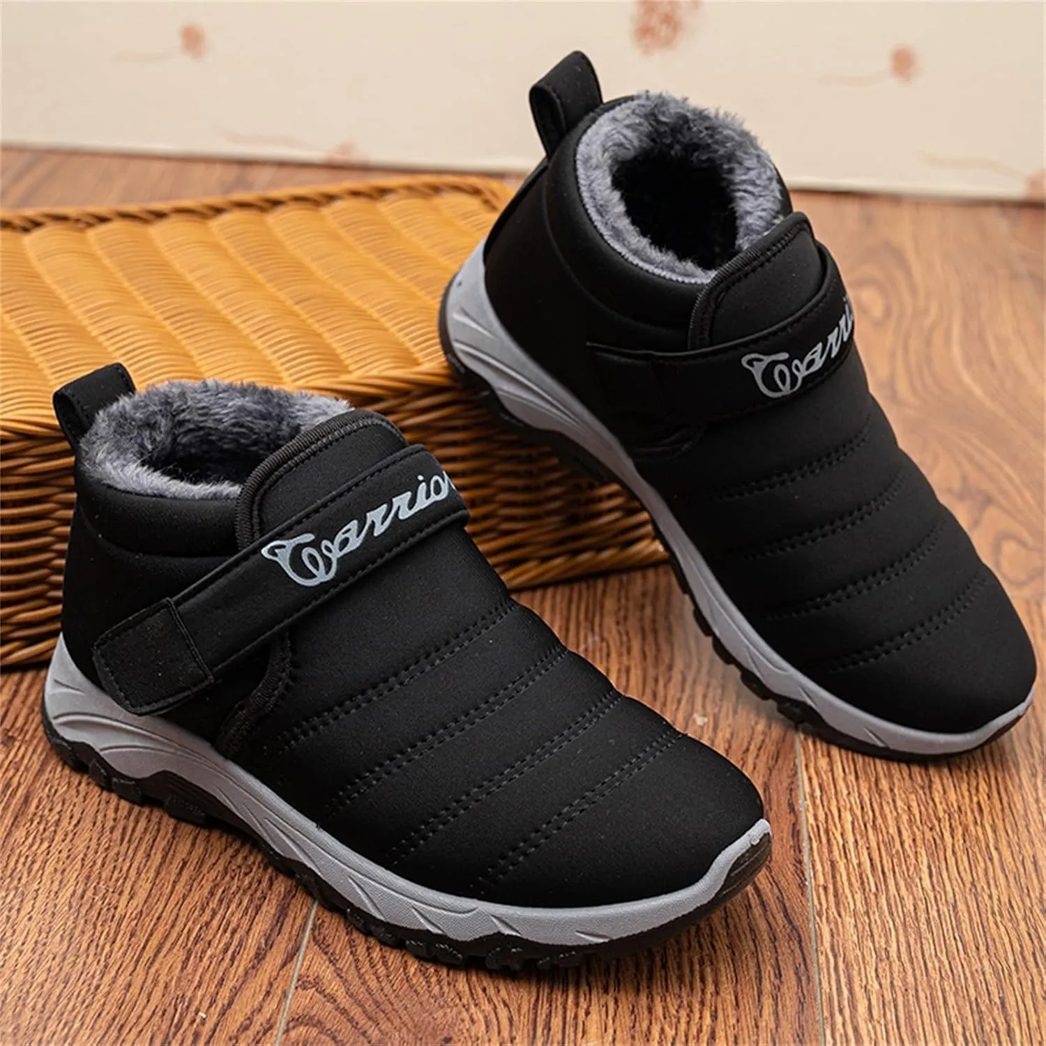 Women Winter Boots Wide Waterproof Winter Shoes for Ladies Womens Snow Boots Winter Warm Booties Winter Boot for Women Slip On Work Boots for Men Winter Booties Men