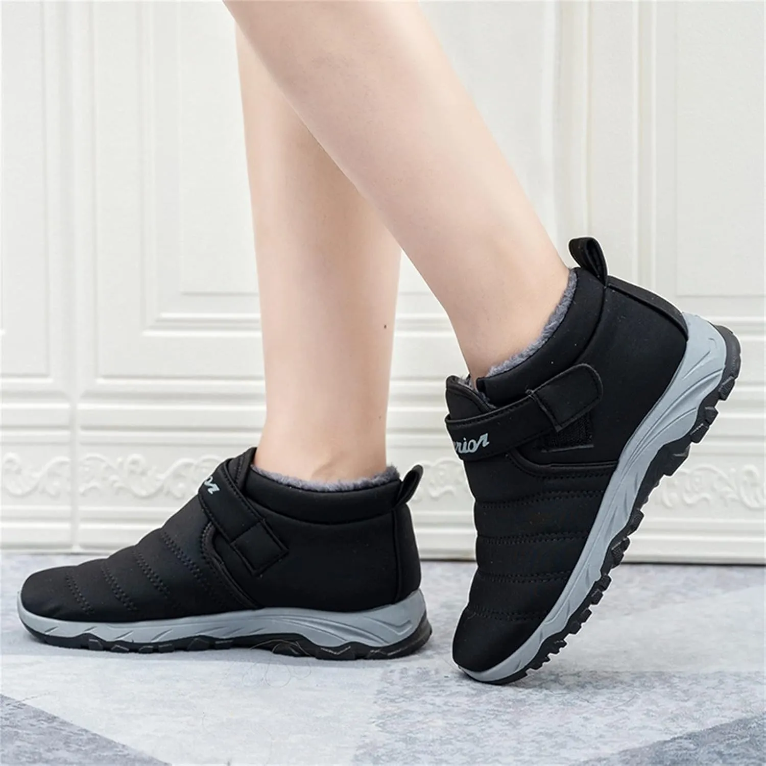 Women Winter Boots Wide Waterproof Winter Shoes for Ladies Womens Snow Boots Winter Warm Booties Winter Boot for Women Slip On Work Boots for Men Winter Booties Men