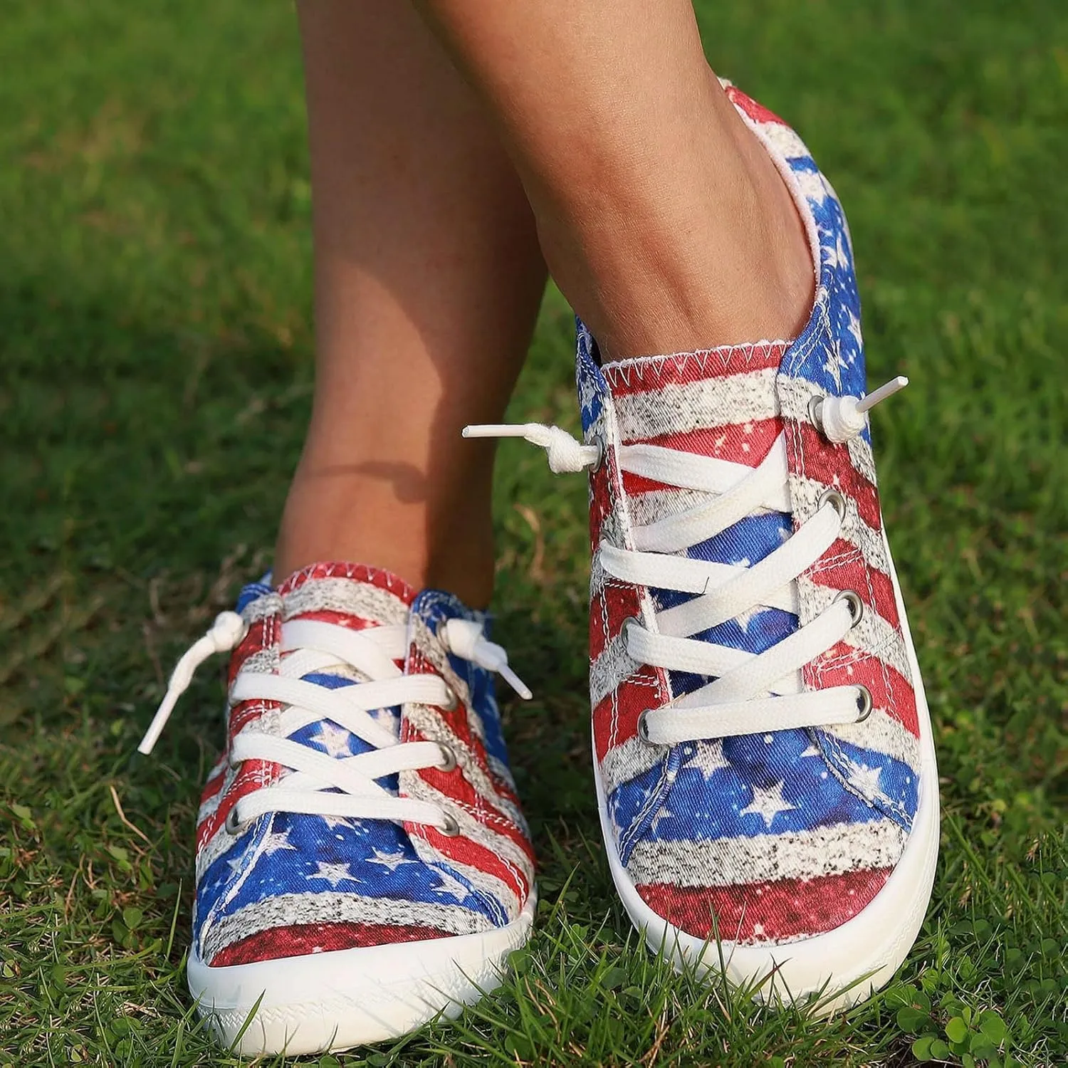 Women's Athletic Shoes Slip on Shoes Women's Fashion Sneakers with Platform Low Top Women Sneakers Black Shoes Women
