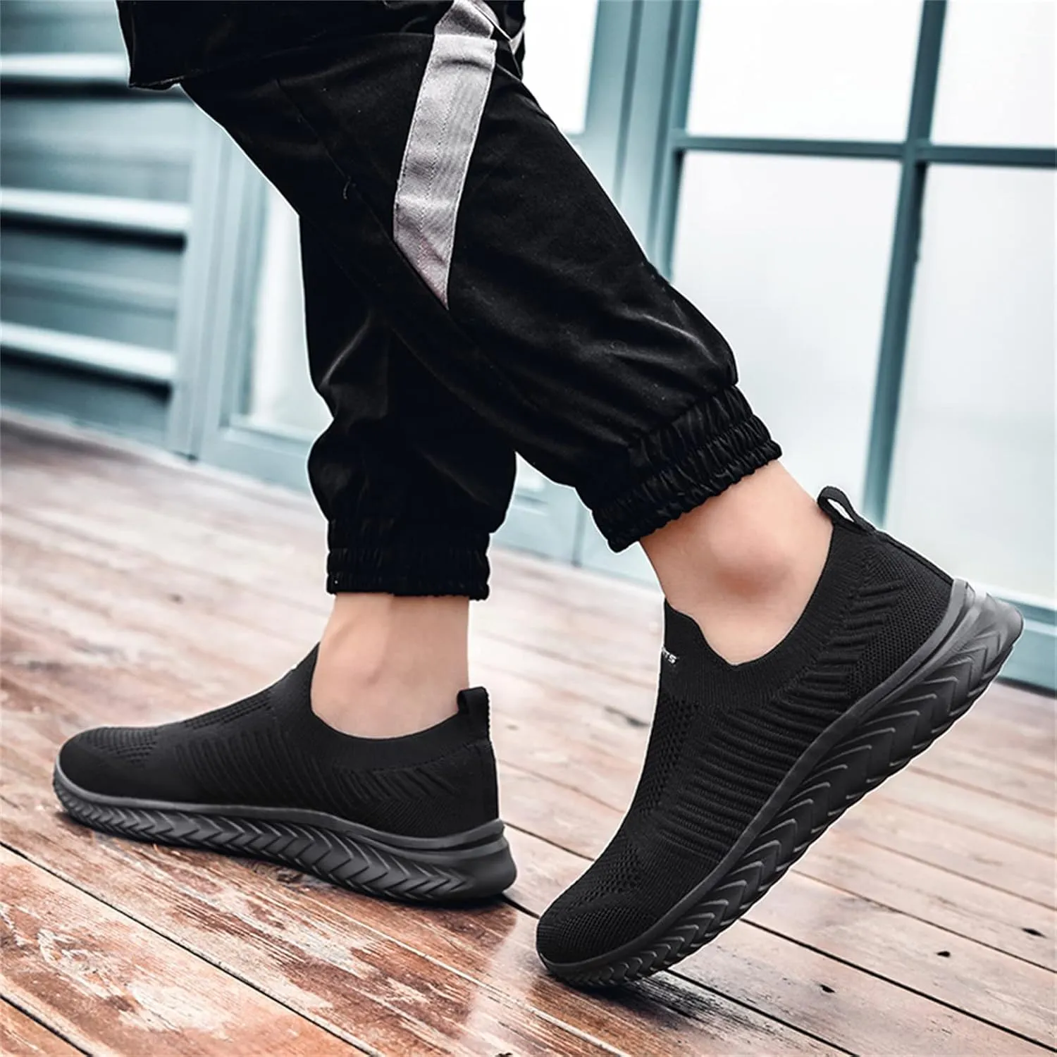 Women's Athletic Walking Shoes Slip On Casual Mesh Womens Tennis Shoes Fashion Black Casual Shoes Women Shoes Sneakers Steel Toe Tennis Shoe White Loafers