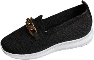 Womens Canvas Slip On Loafers Casual Walking Shoes Lightweight Comfortable Sneakers Non Slip Flat Flats