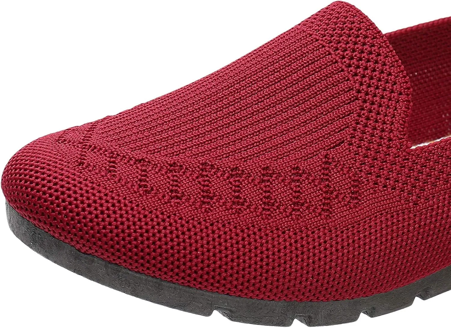 Women's Casual Shoes Summer Wedge Breathable Mesh Round Wedges Single Casual Toe Slip-On Shoes