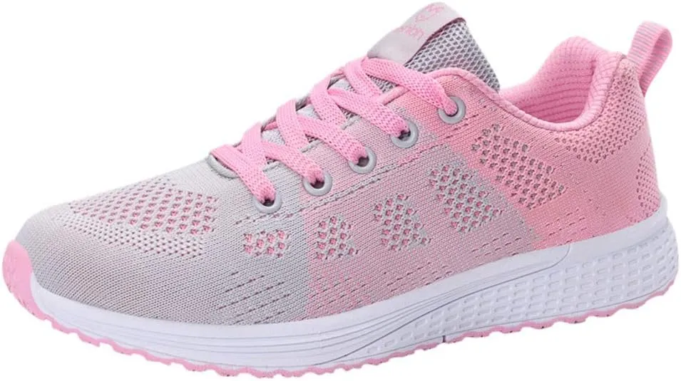Women's Fashion Sneaker Mesh Slip On Black Non Slip Shoes for Women Comfortable Womens Running Shoes White Loafers Cute Sneakers for Women Trendy
