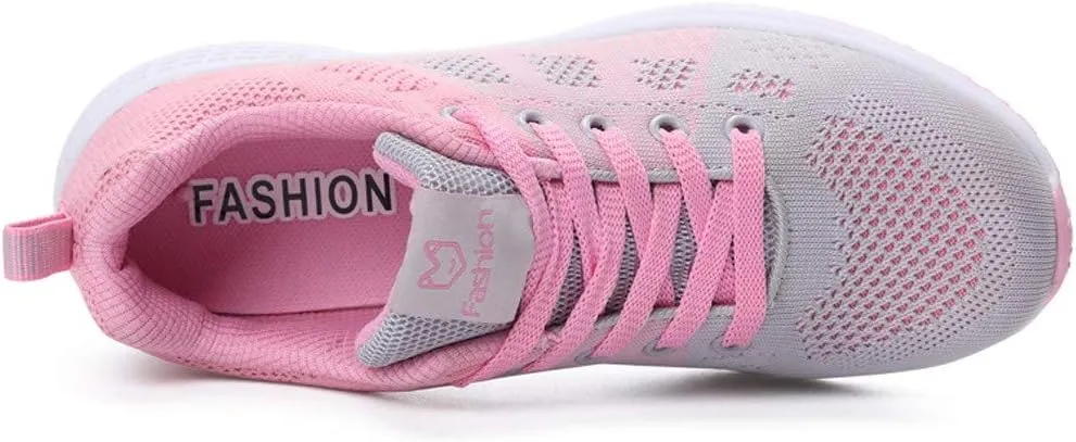 Women's Fashion Sneaker Mesh Slip On Black Non Slip Shoes for Women Comfortable Womens Running Shoes White Loafers Cute Sneakers for Women Trendy