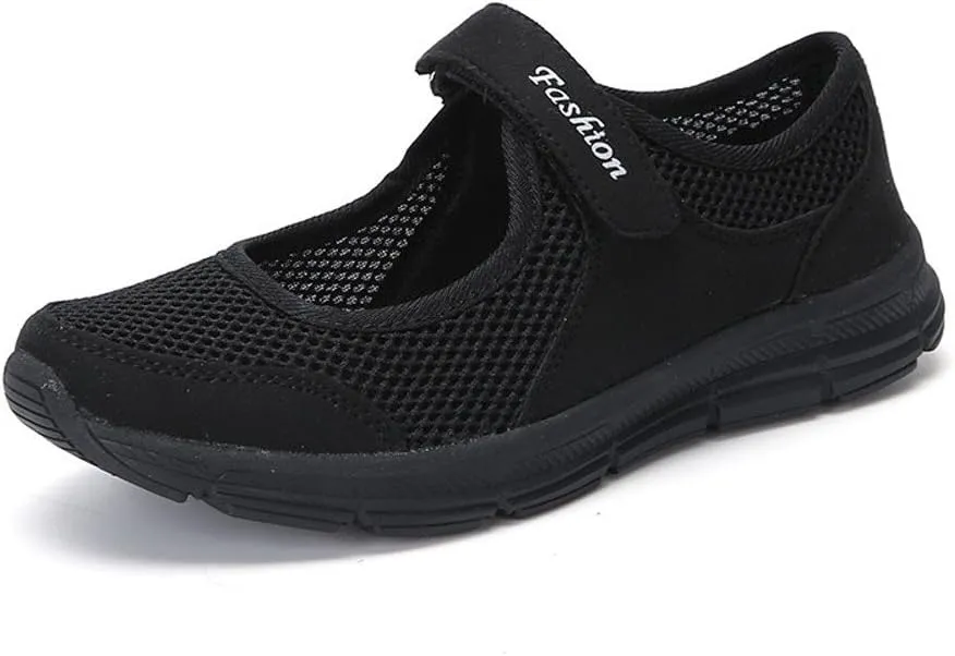 Women's Fashion Sneaker Non Slip Breathable Lightweight Comfortable Lace Up Womens Casual Tennis Shoes Womens Black Loafer Womens Running Sneakers