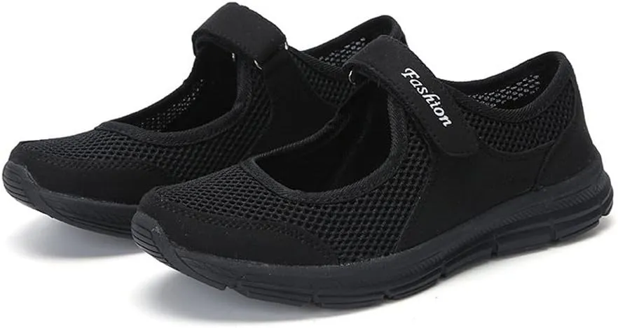 Women's Fashion Sneaker Non Slip Breathable Lightweight Comfortable Lace Up Womens Casual Tennis Shoes Womens Black Loafer Womens Running Sneakers