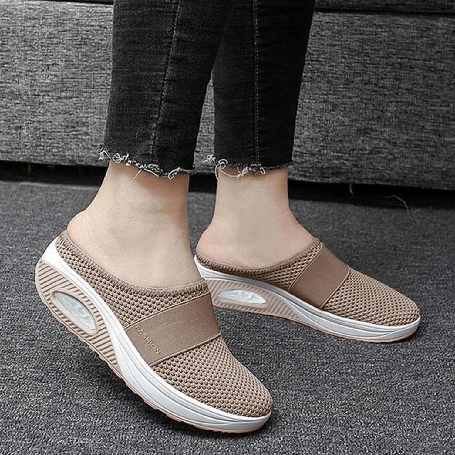 Women's Fashion Sneaker Non Slip Lace Up Comfort Women's Work or Walking Sneakers Fashion Tennis Shoes for Women Loafers Platform Ladies Slip On Sneakers