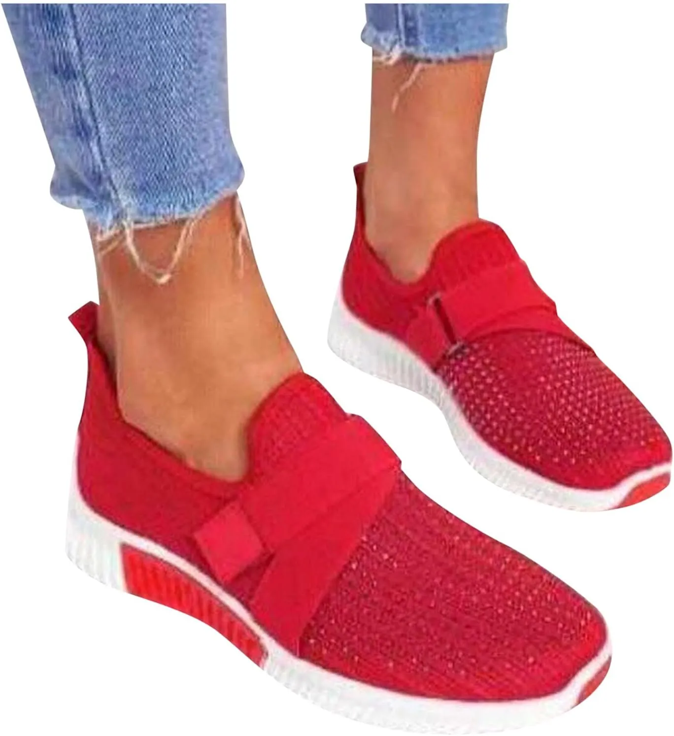 Women's Fashion Sneaker Non Slip Work Wide Comfortable Slip Resistant Work Shoes Cute Walking Shoes for Women Loafers Shoes for Women Sneakers for Women Walking Shoes