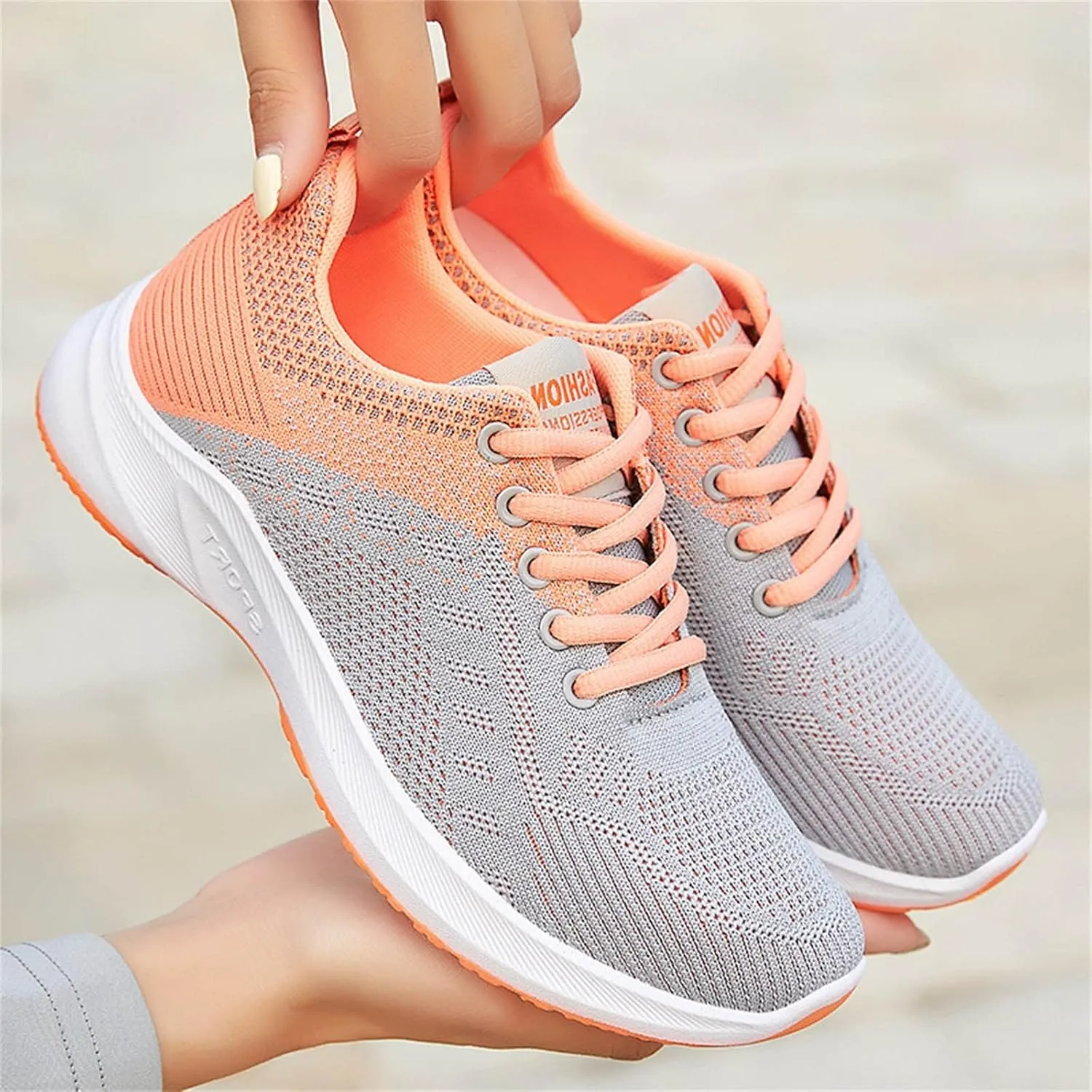 Women's Fashion Sneaker Non Slip Work Wide Comfortable Slip Resistant Work Shoes Trail Running Shoes Men Loafer Canvas Shoes Women Womens White Slip On Sneakers