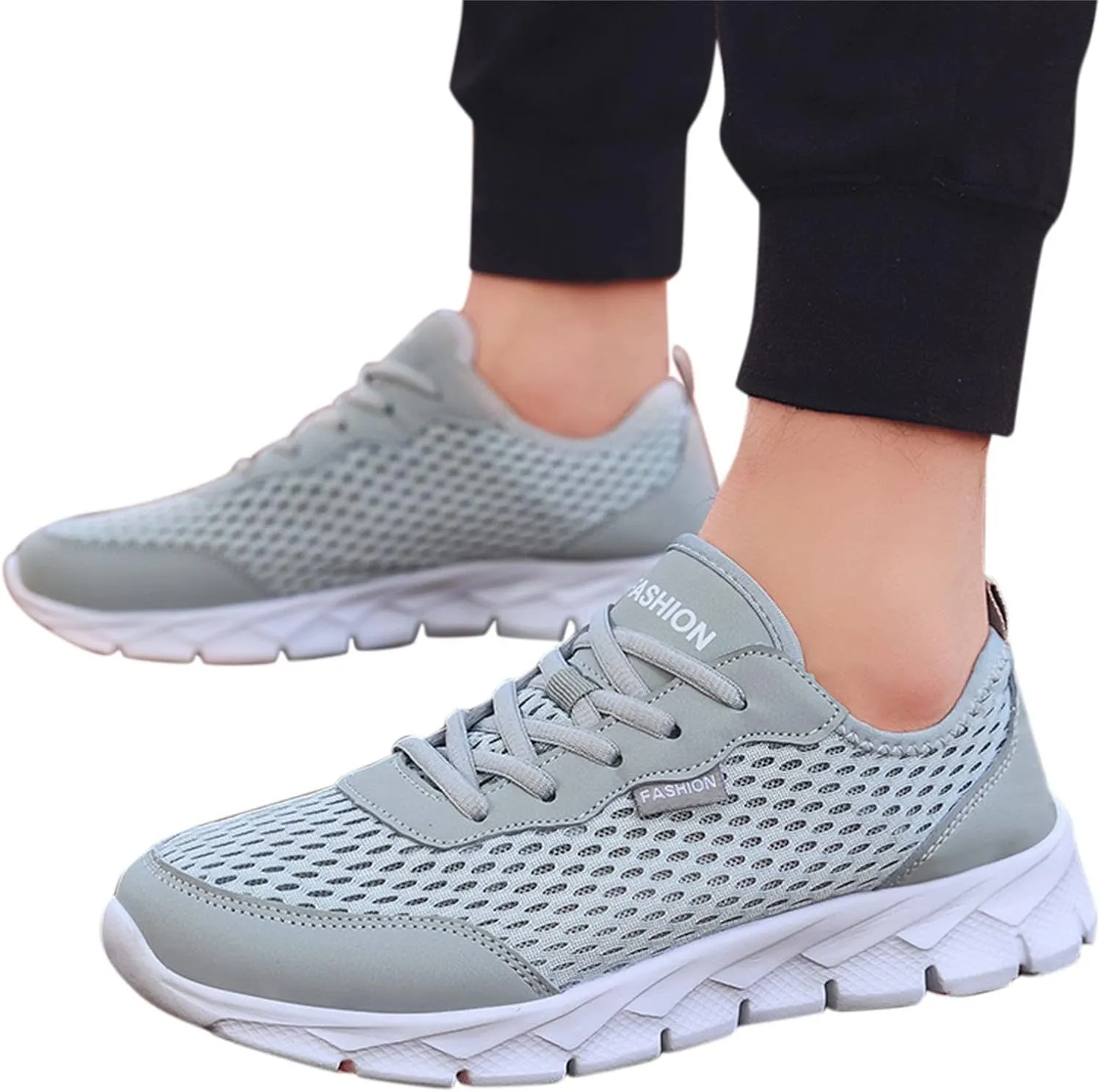Women's Fashion Sneakers Lace Up Breathable Casual Waking Shoes Comfortable Tennis Shoes for Women Trendy Loafers for Women 2024 Slide On Sneakers for Women