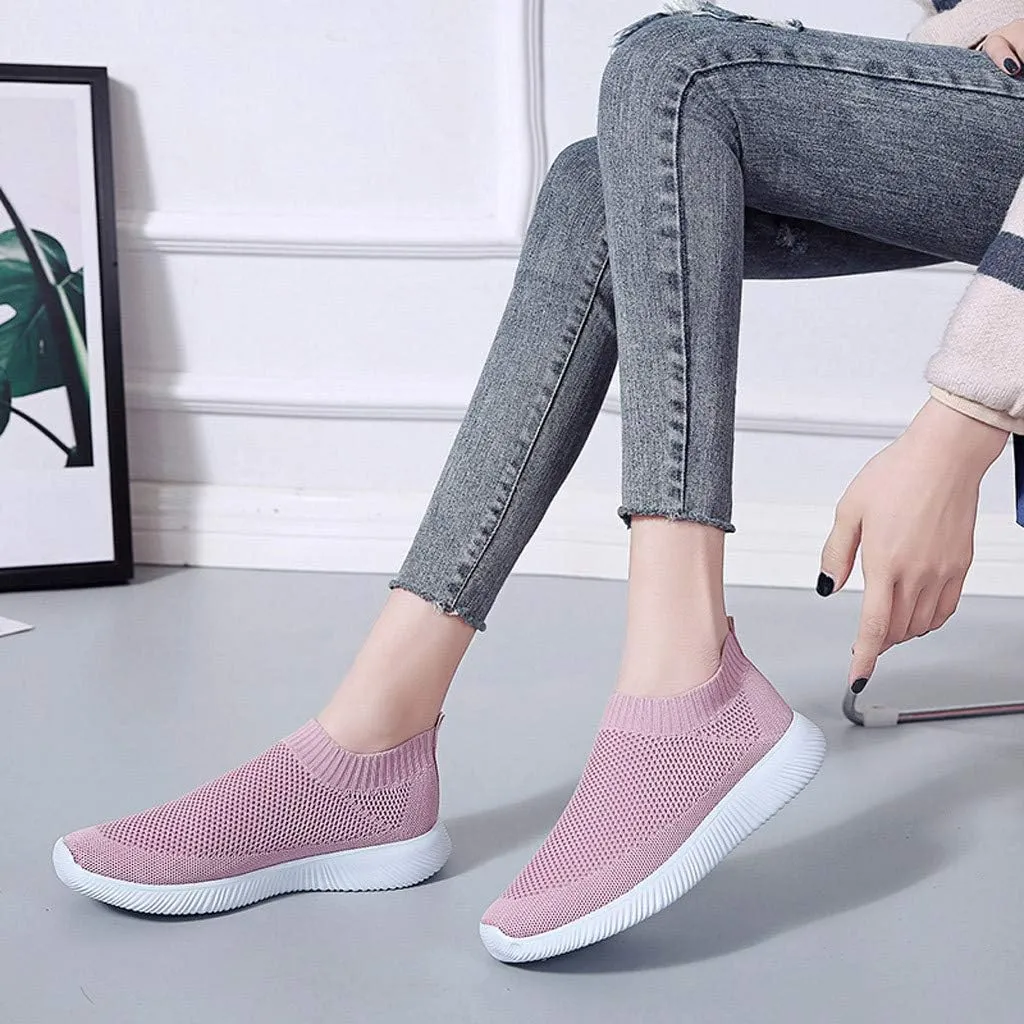Women's Fashion Sneakers Lace Up Breathable Casual Waking Shoes Tennis Shoes Men Woman Loafers Shoes Slip On White Chunky Sneakers for Women
