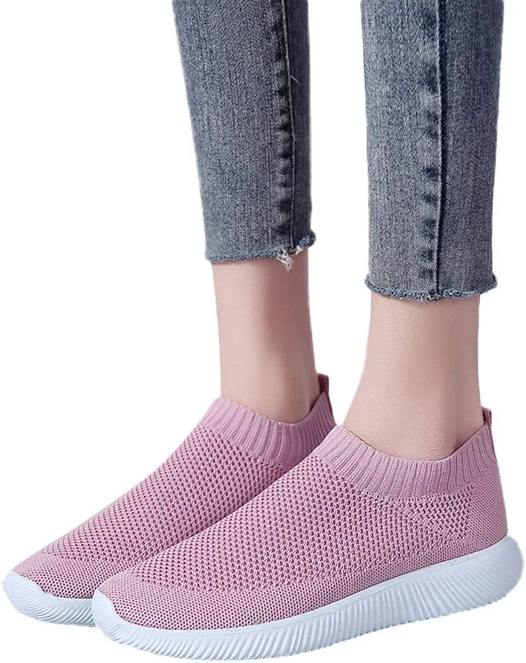 Women's Fashion Sneakers Lace Up Breathable Casual Waking Shoes Tennis Shoes Men Woman Loafers Shoes Slip On White Chunky Sneakers for Women