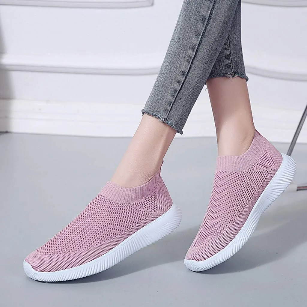 Women's Fashion Sneakers Lace Up Breathable Casual Waking Shoes Tennis Shoes Men Woman Loafers Shoes Slip On White Chunky Sneakers for Women