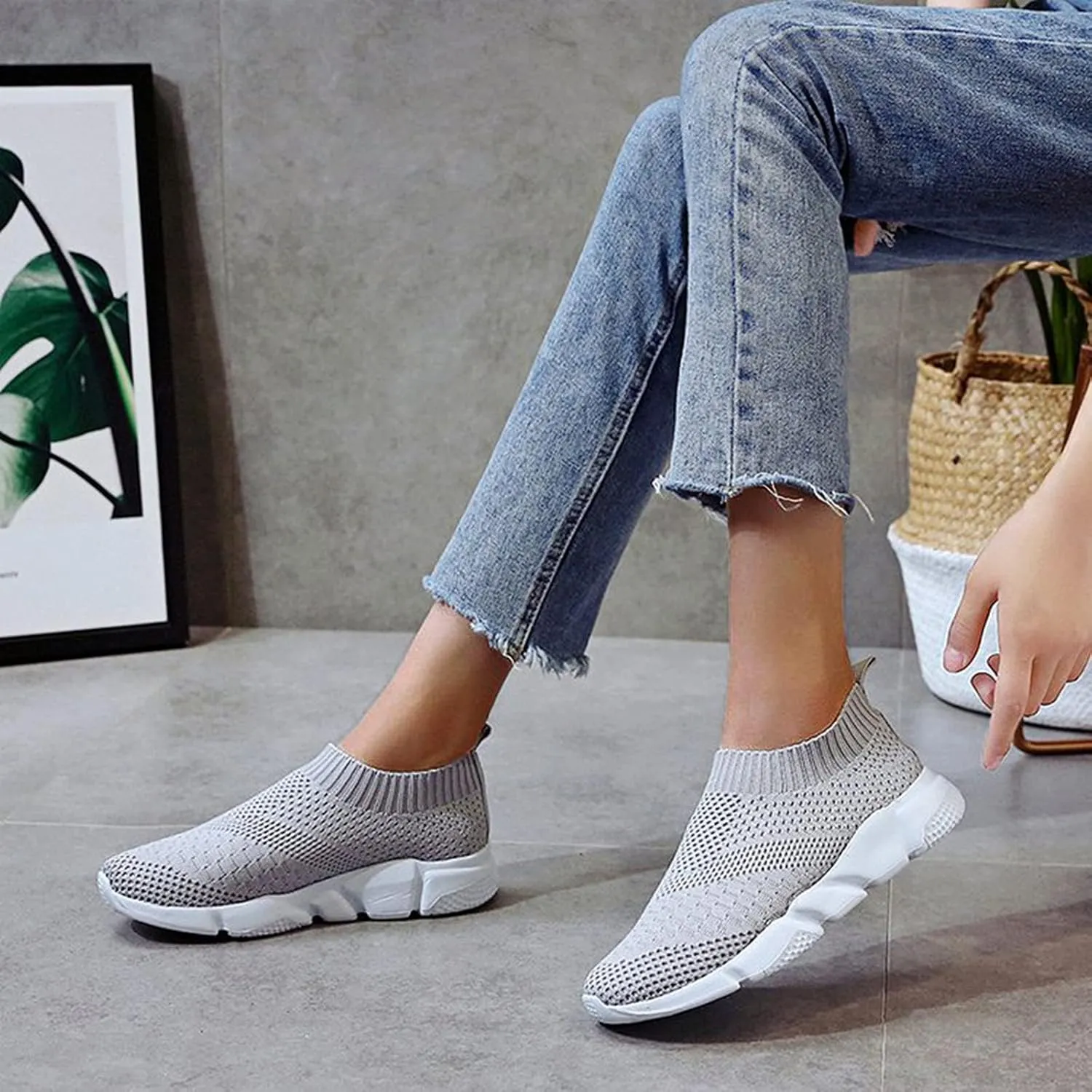 Women's Fashion Sneakers Returns Walking Shoes Women Wide Width Womens Athletic Shoes Size 9 Narrow Womens Fashion Sneakers Black and White Zapatos De Trabajo para Mujeres